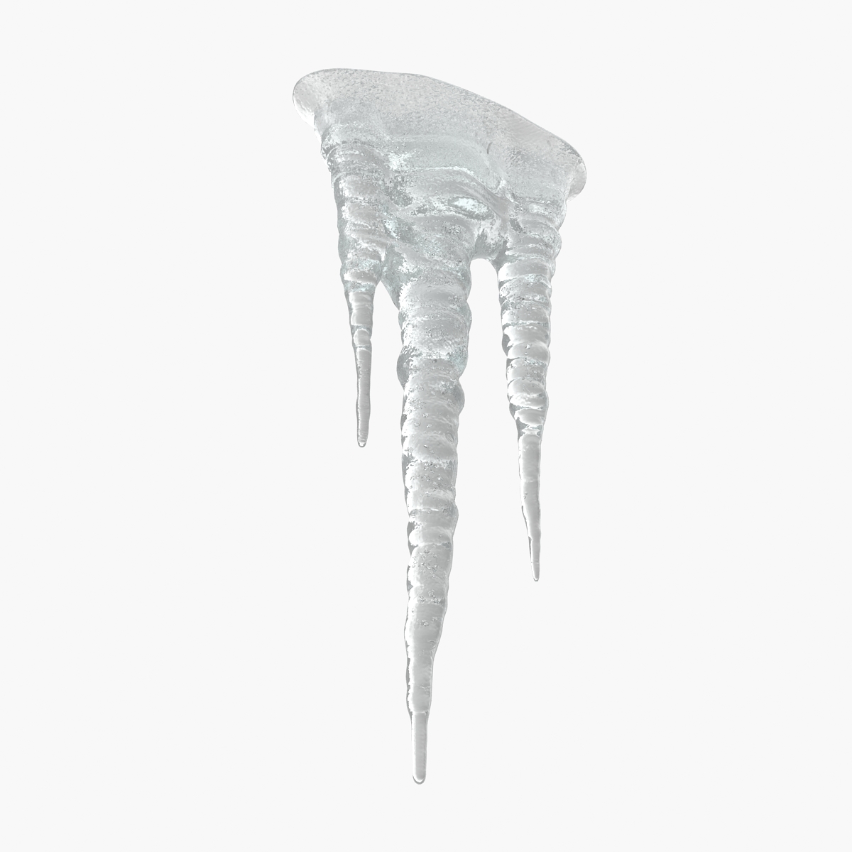 Icicles Sparkling White Ice 3D