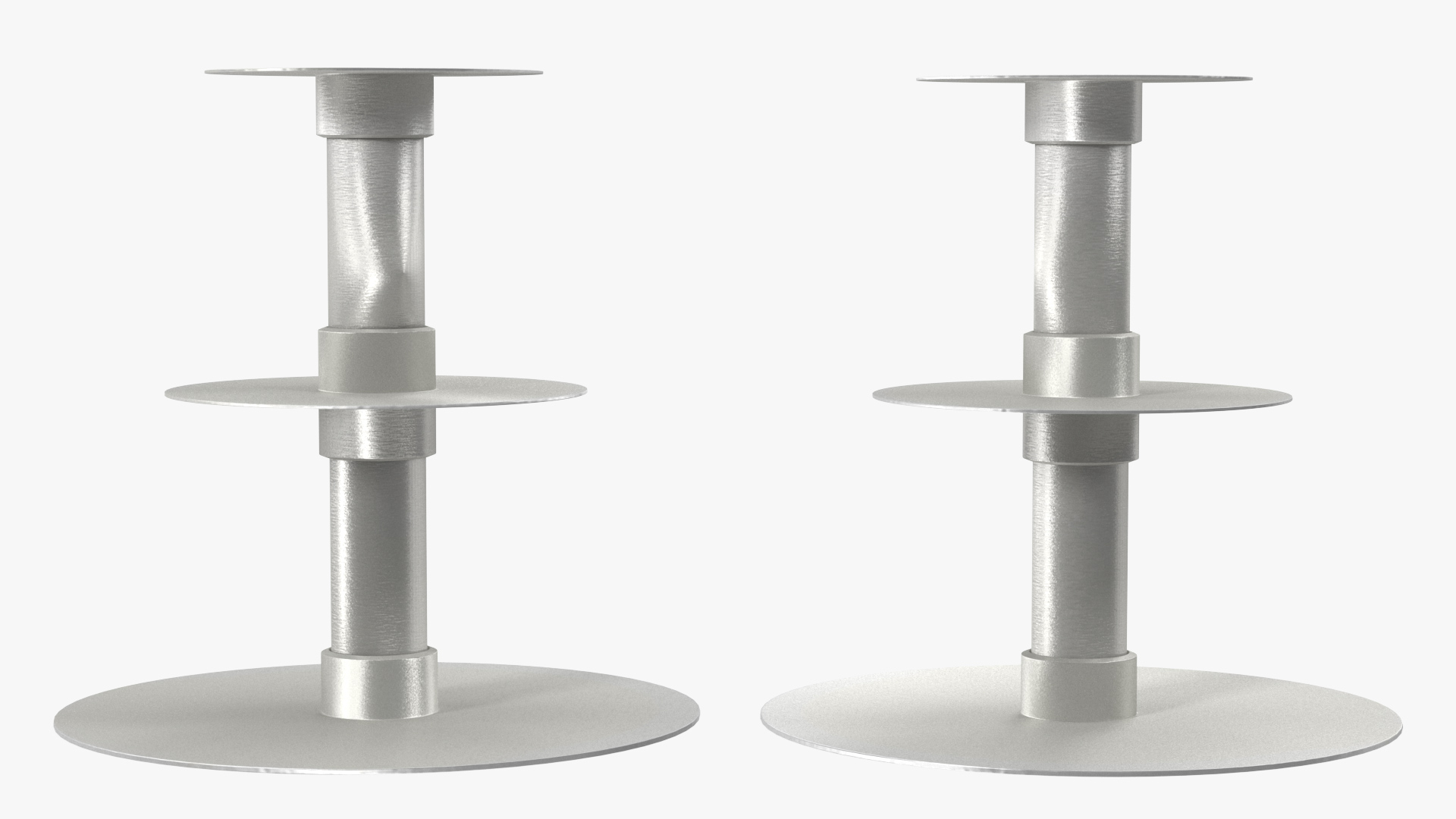 Three Tier Wedding Cake Stand 3D model