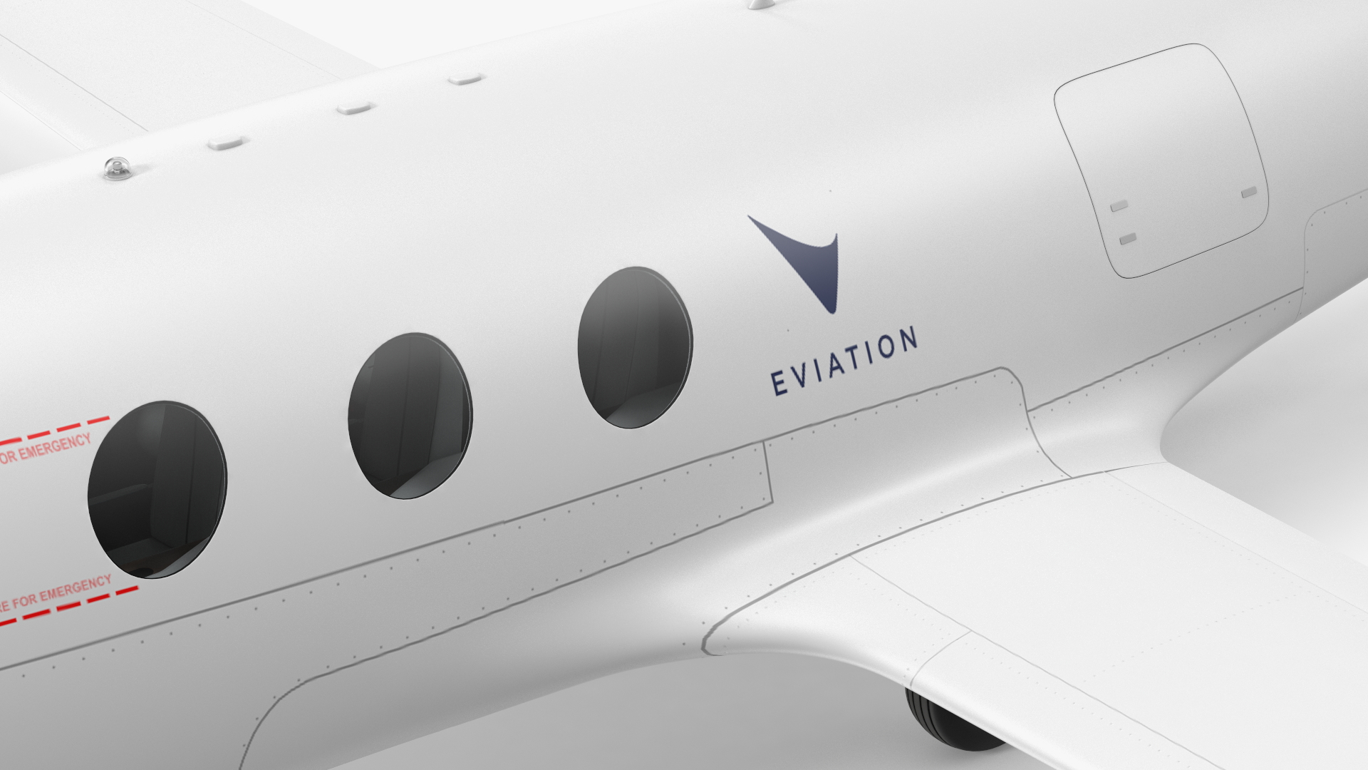 Eviation Alice Electric Aircraft Rigged 3D model