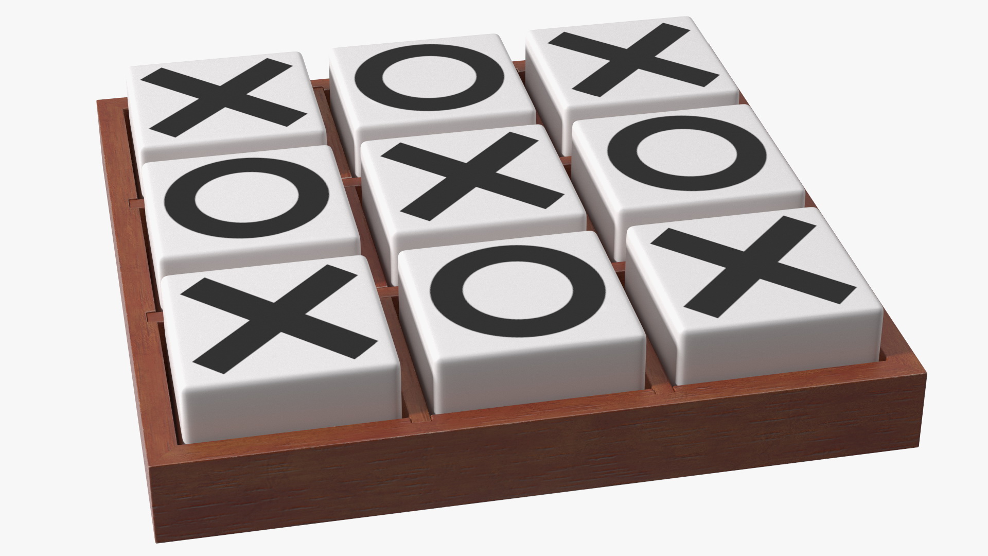 Desktop Tic Tac Toe Game 3D model