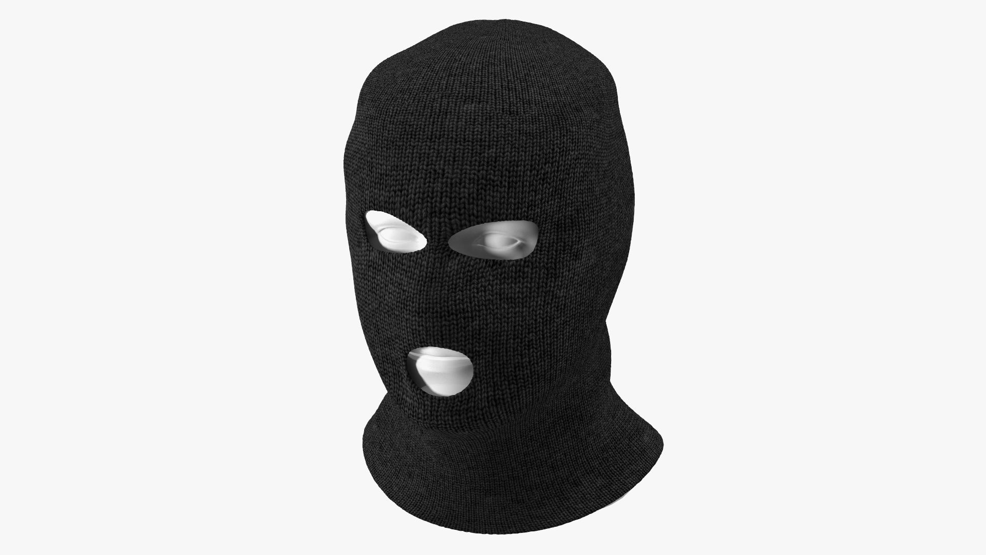 3D model Full Face 3 Hole Balaclava Ski Mask