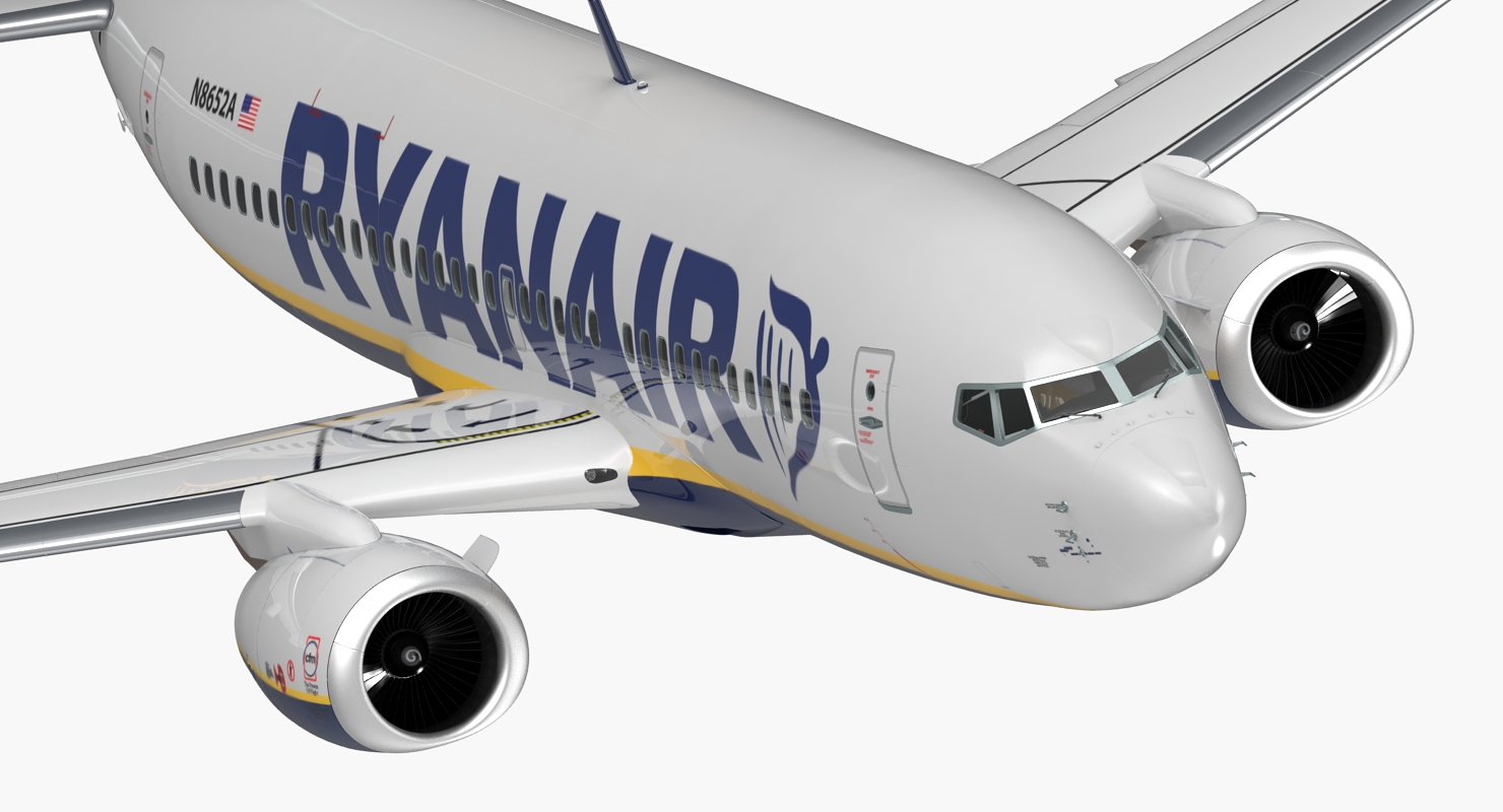 Boeing 737 700 Ryanair 3D