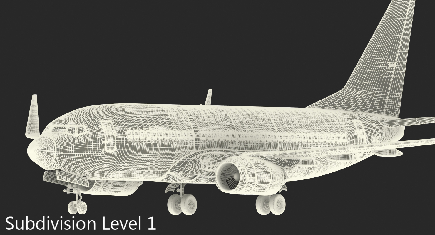 Boeing 737 700 Ryanair 3D