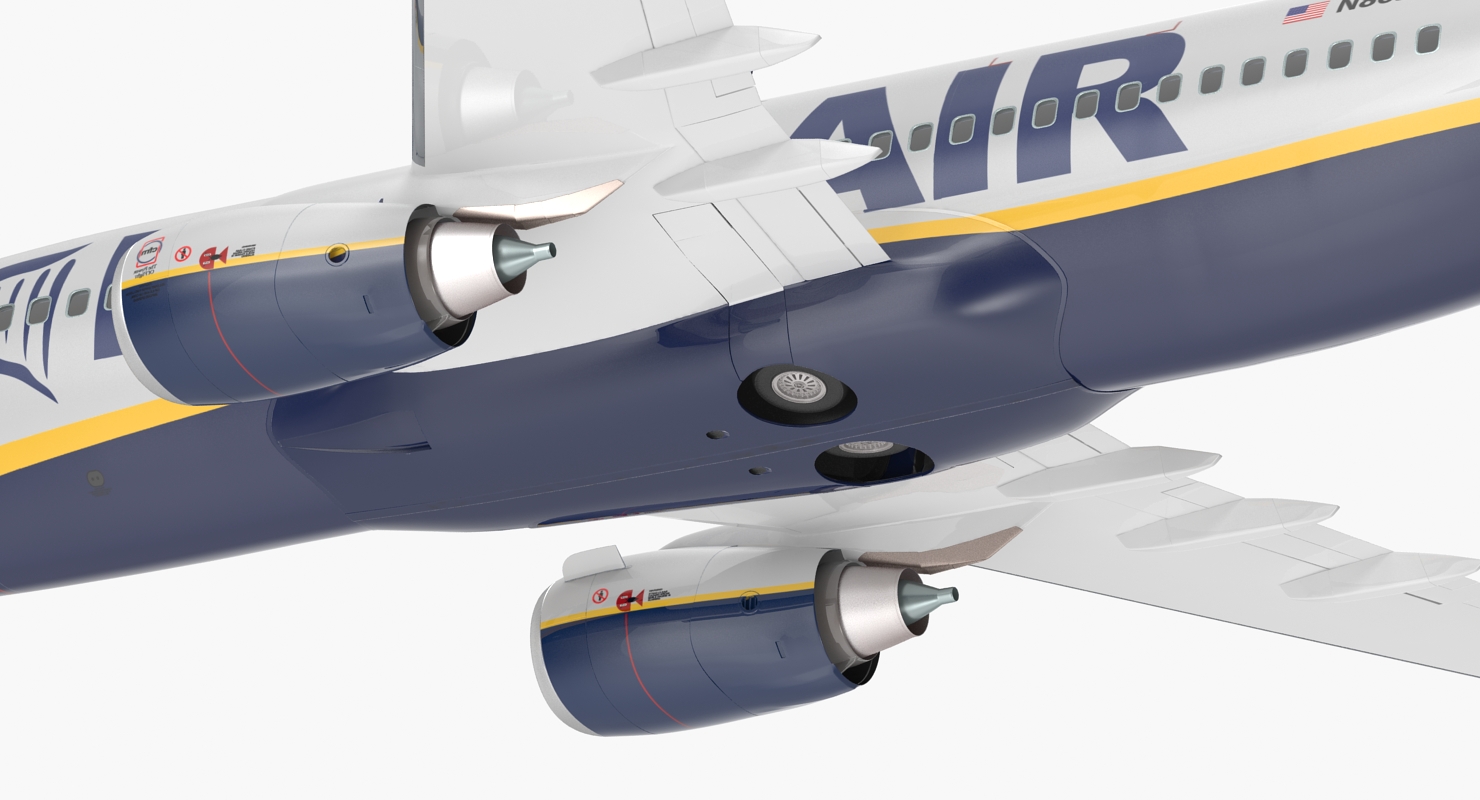 Boeing 737 700 Ryanair 3D