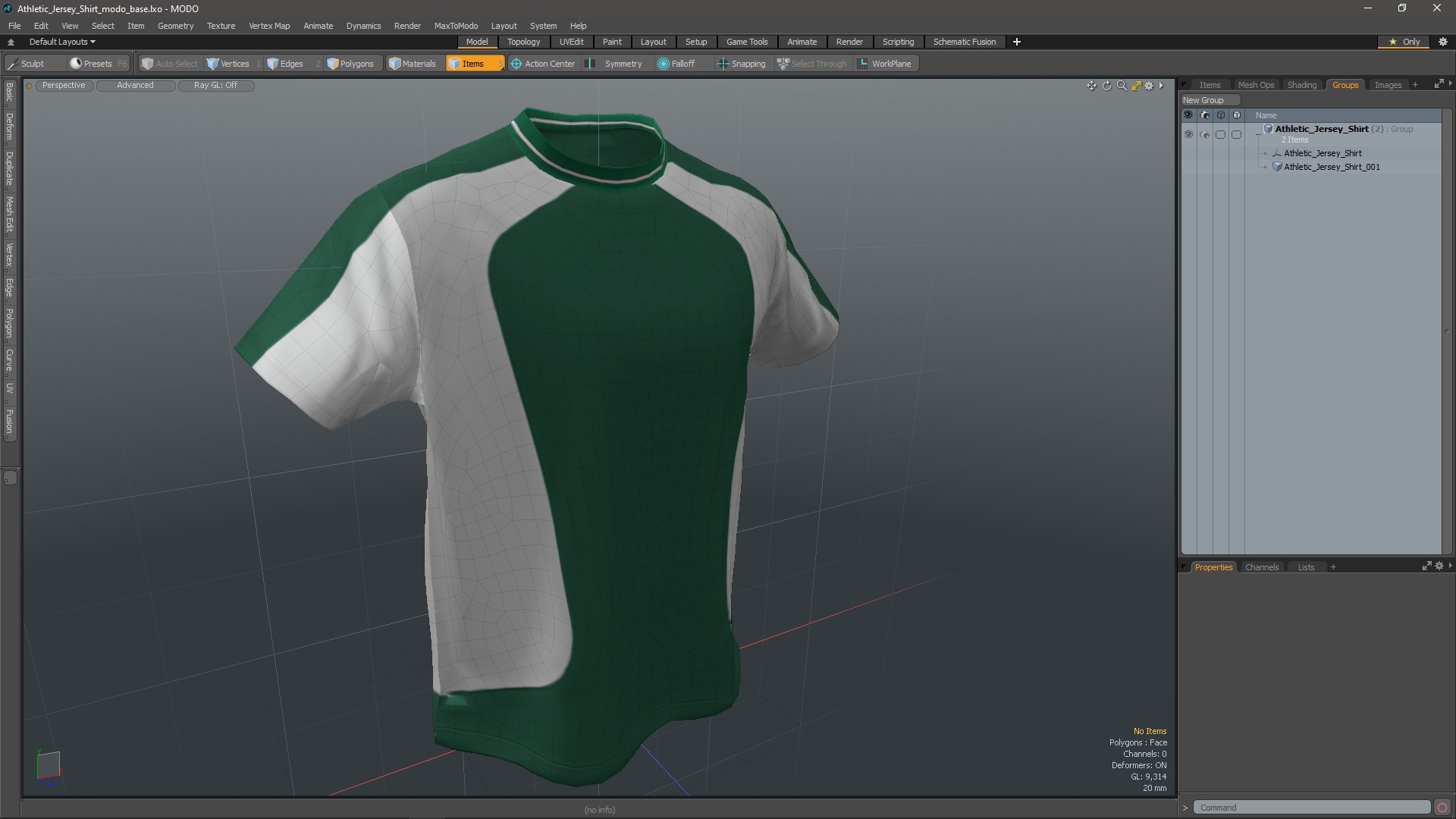 3D Athletic Jersey Shirt