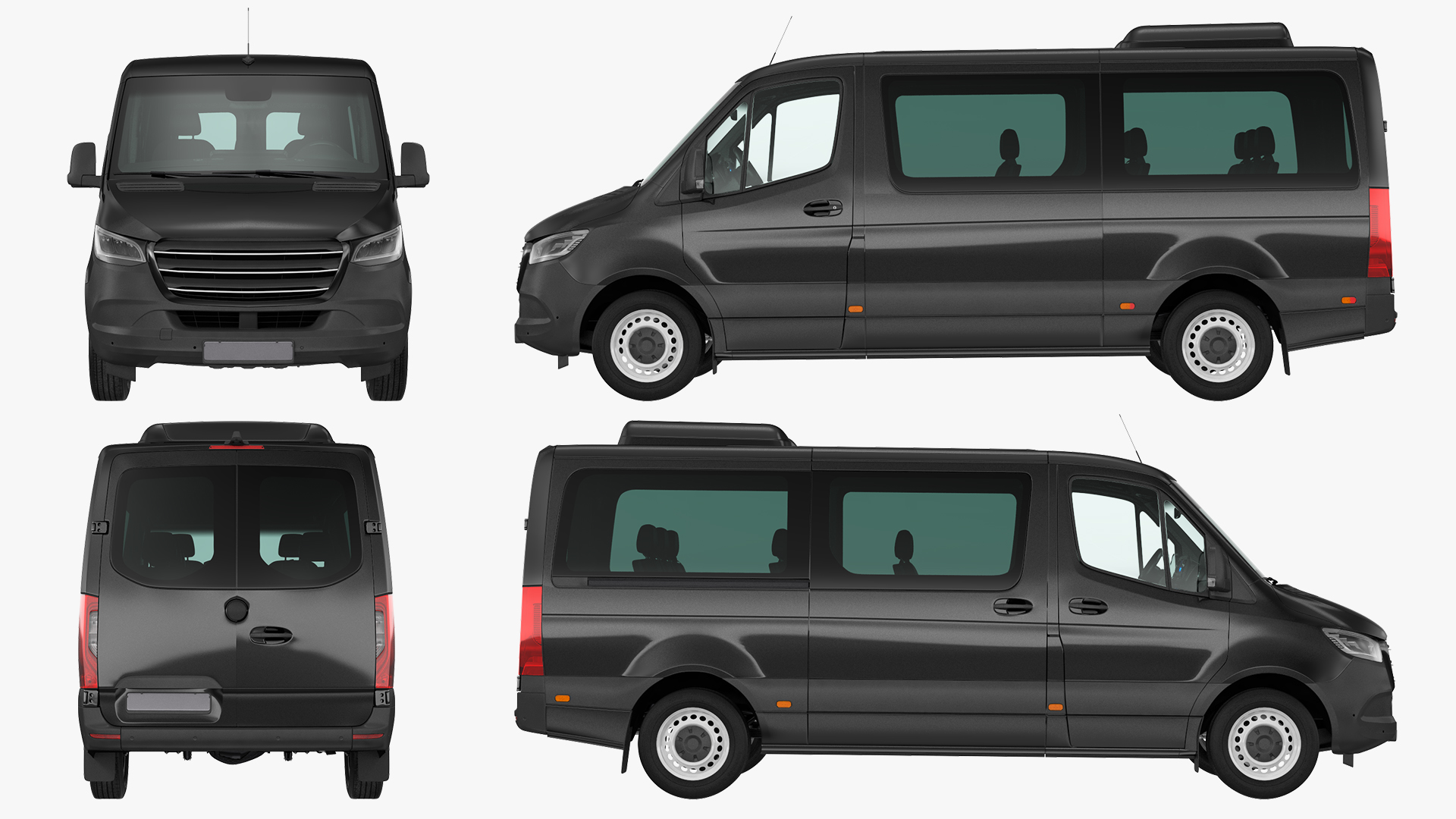 3D Executive Van model