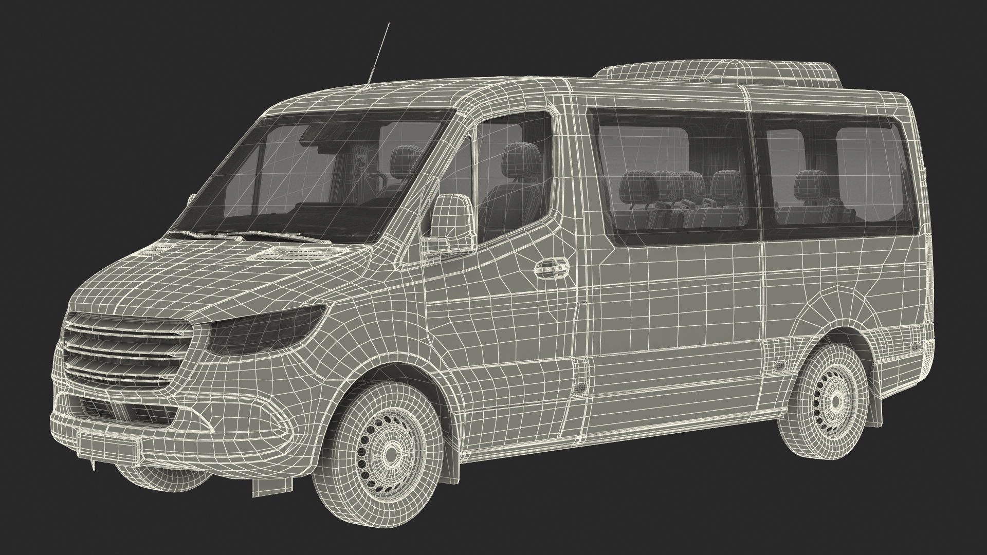 3D Executive Van model