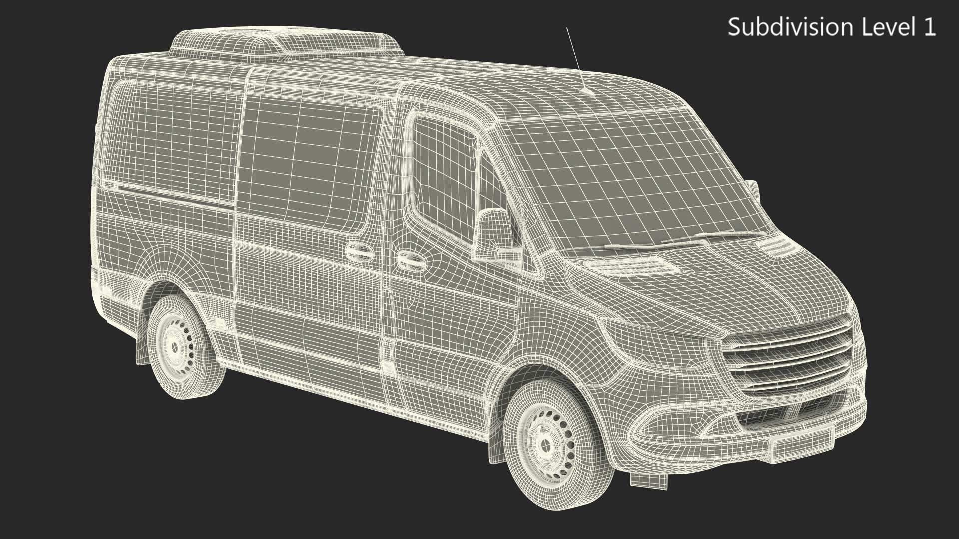 3D Executive Van model