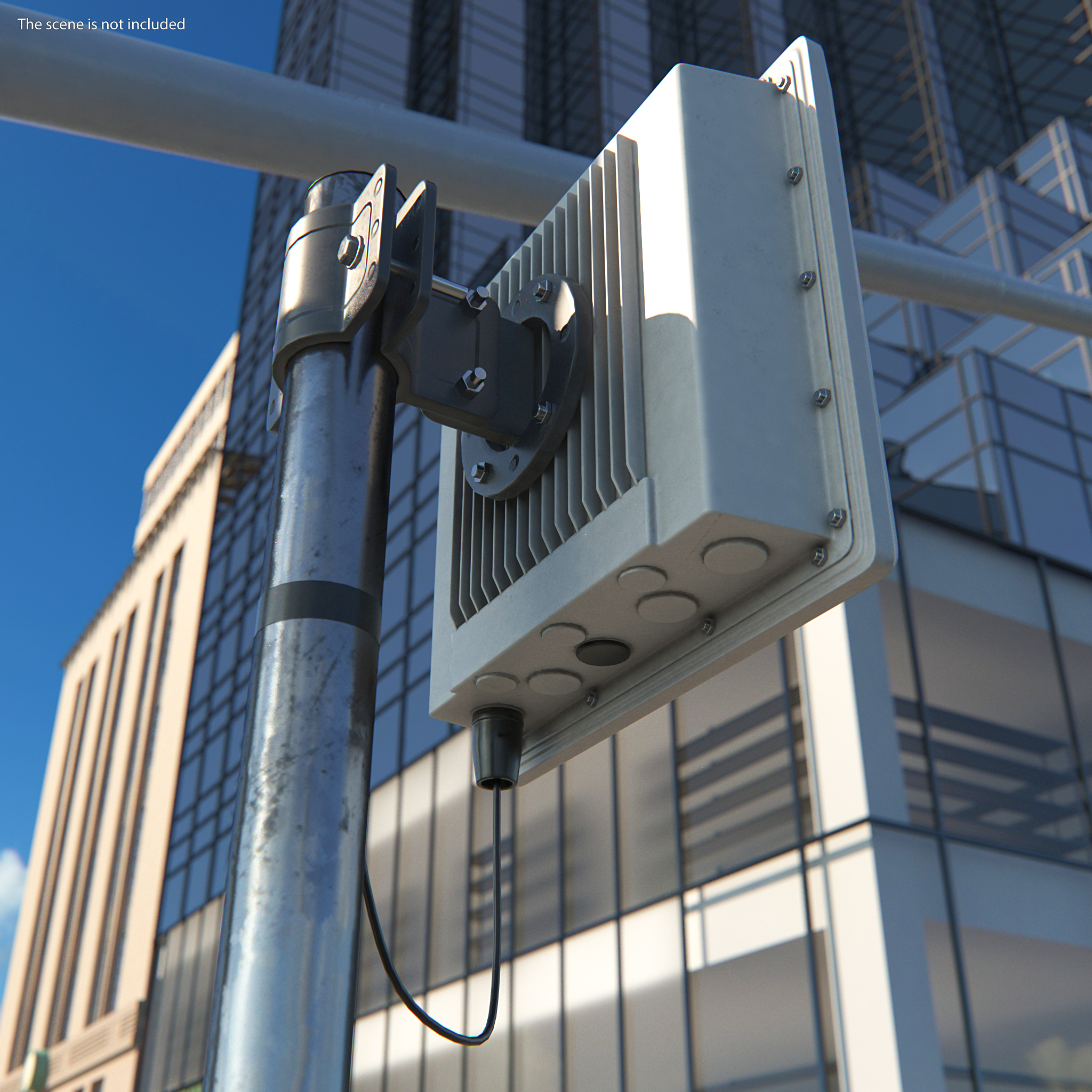 Street CCTV Surveillance Cameras 3D