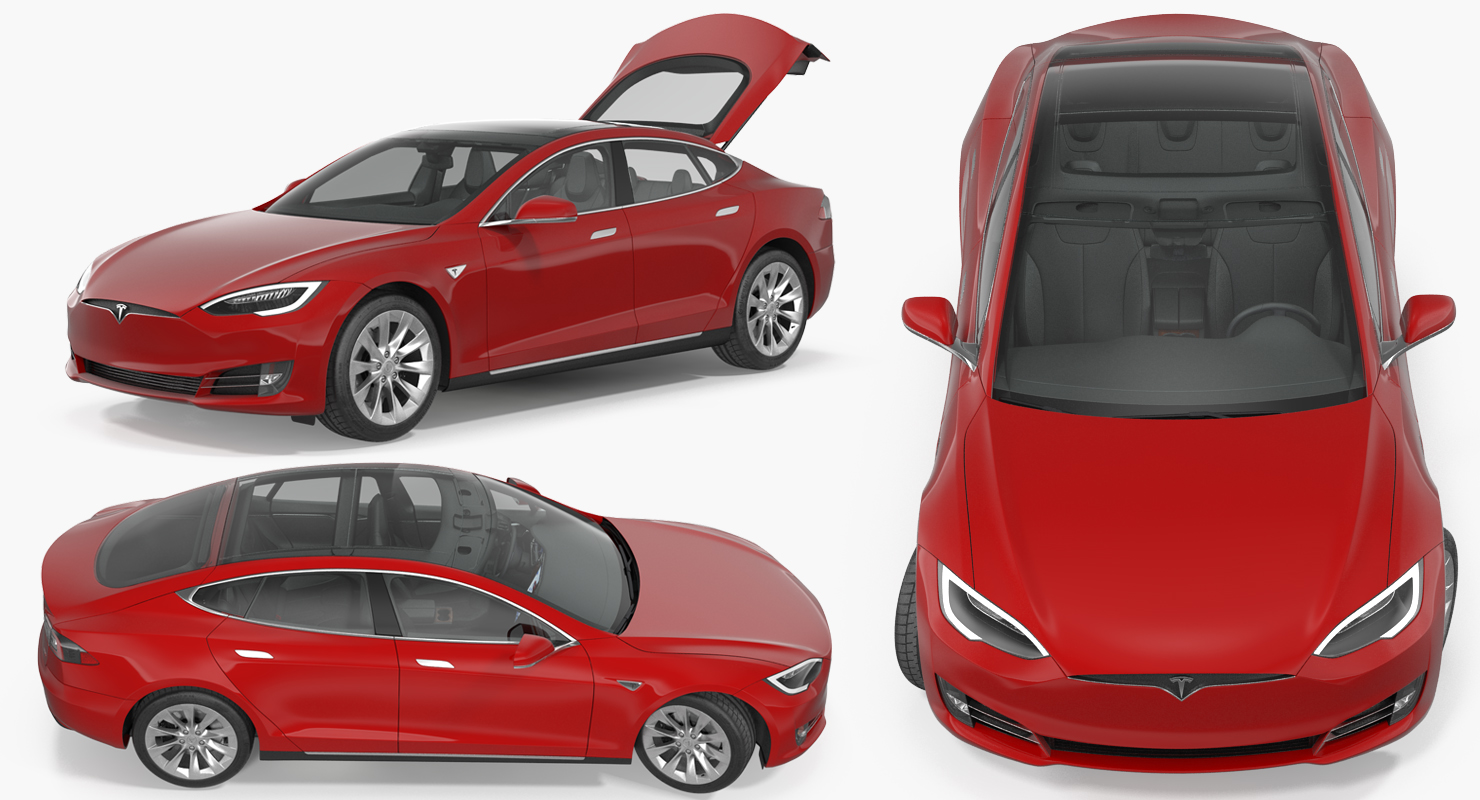 3D Tesla Model S 100D 2017 model