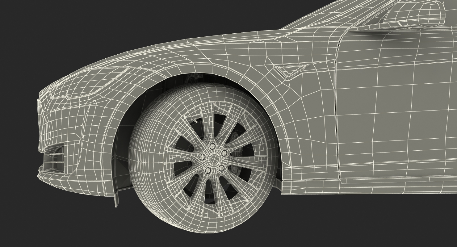 3D Tesla Model S 100D 2017 model