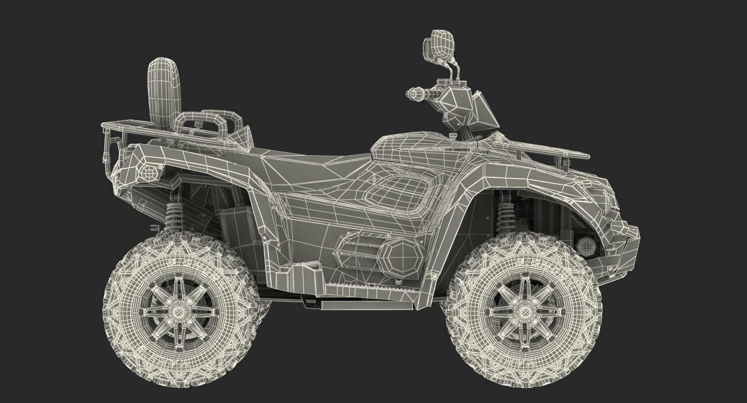 ATV Four Wheeler Bike Generic 3D model