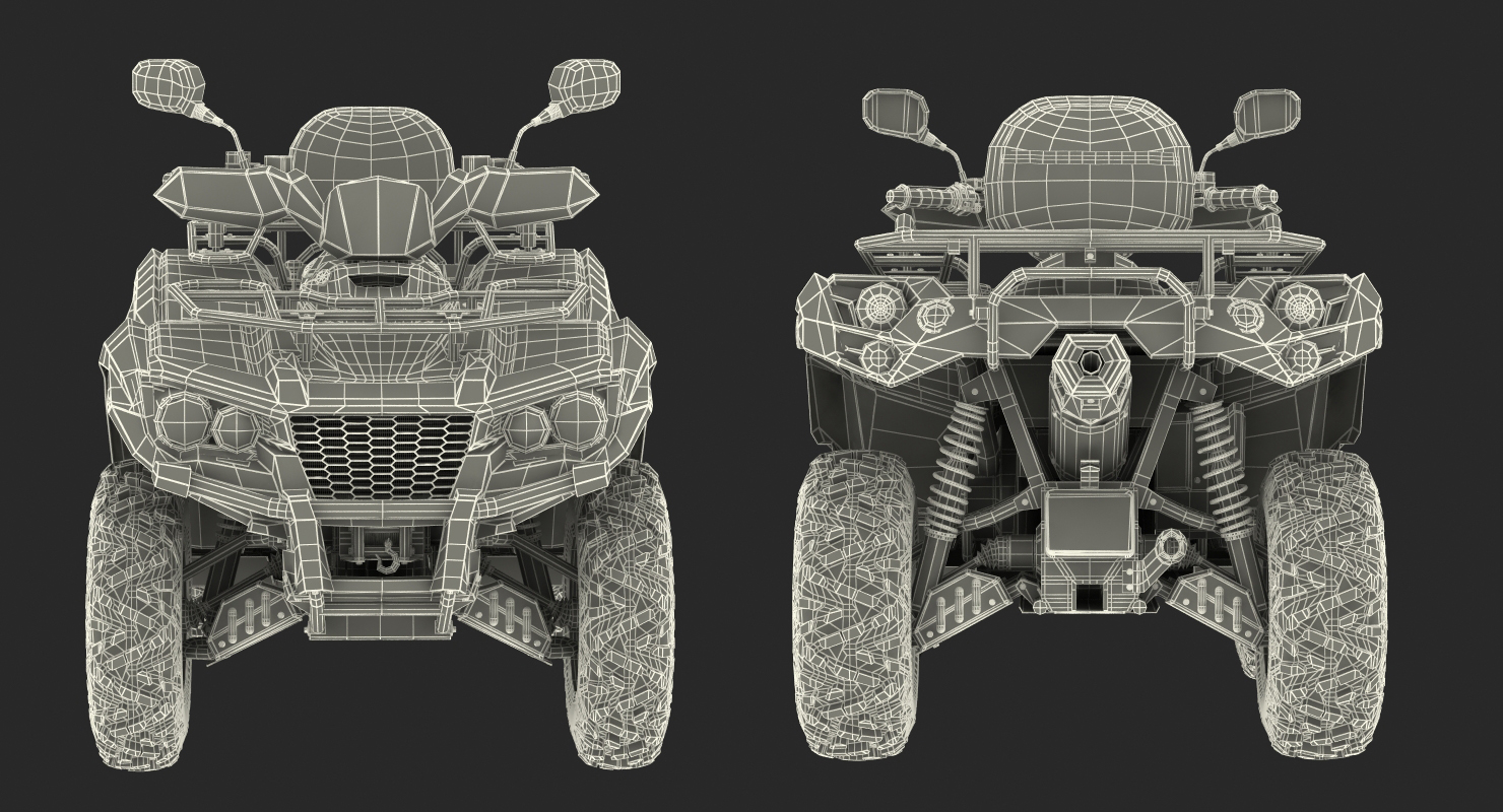 ATV Four Wheeler Bike Generic 3D model