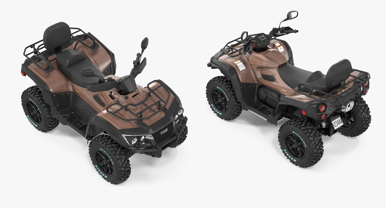 ATV Four Wheeler Bike Generic 3D model