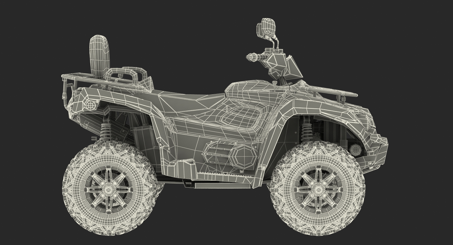 ATV Four Wheeler Bike Generic 3D model