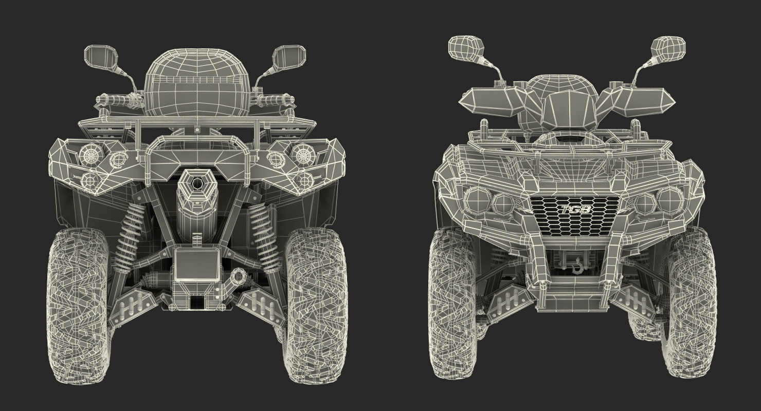 ATV Four Wheeler Bike Generic 3D model