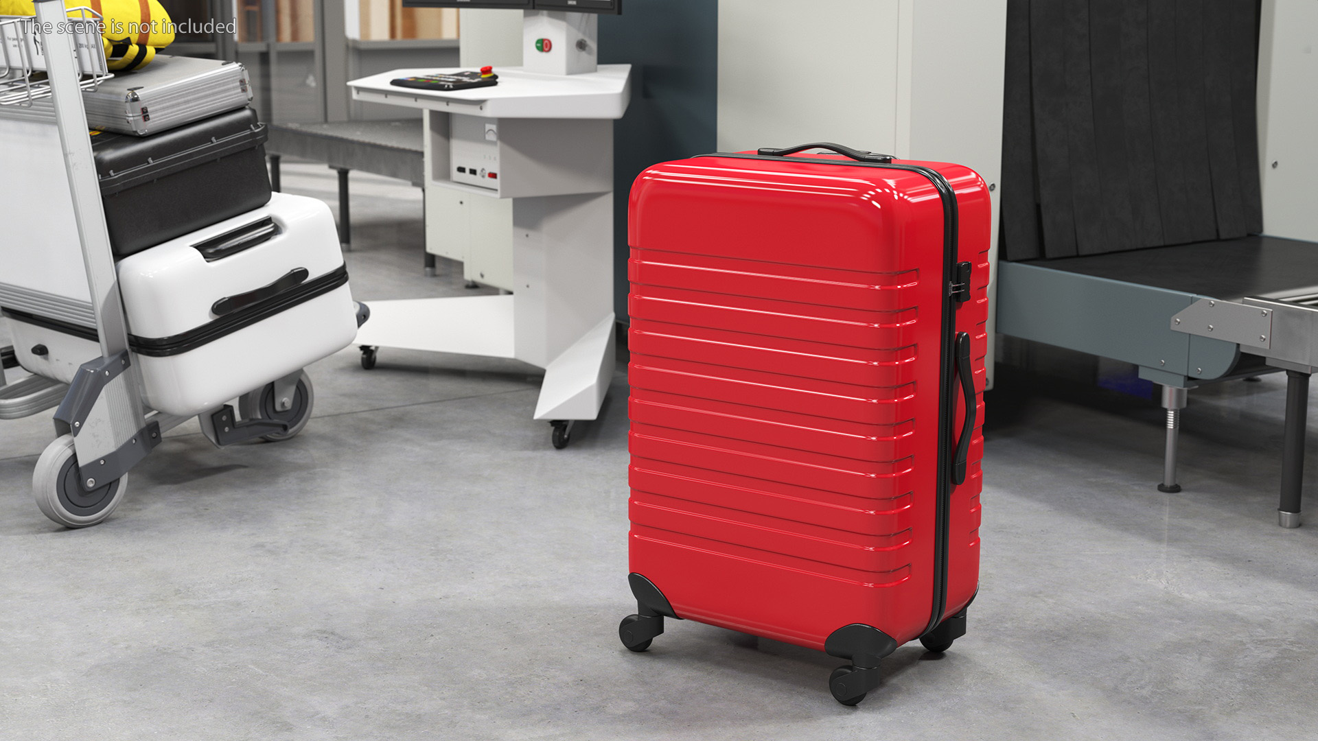 3D Hard Shell Rolling Luggage