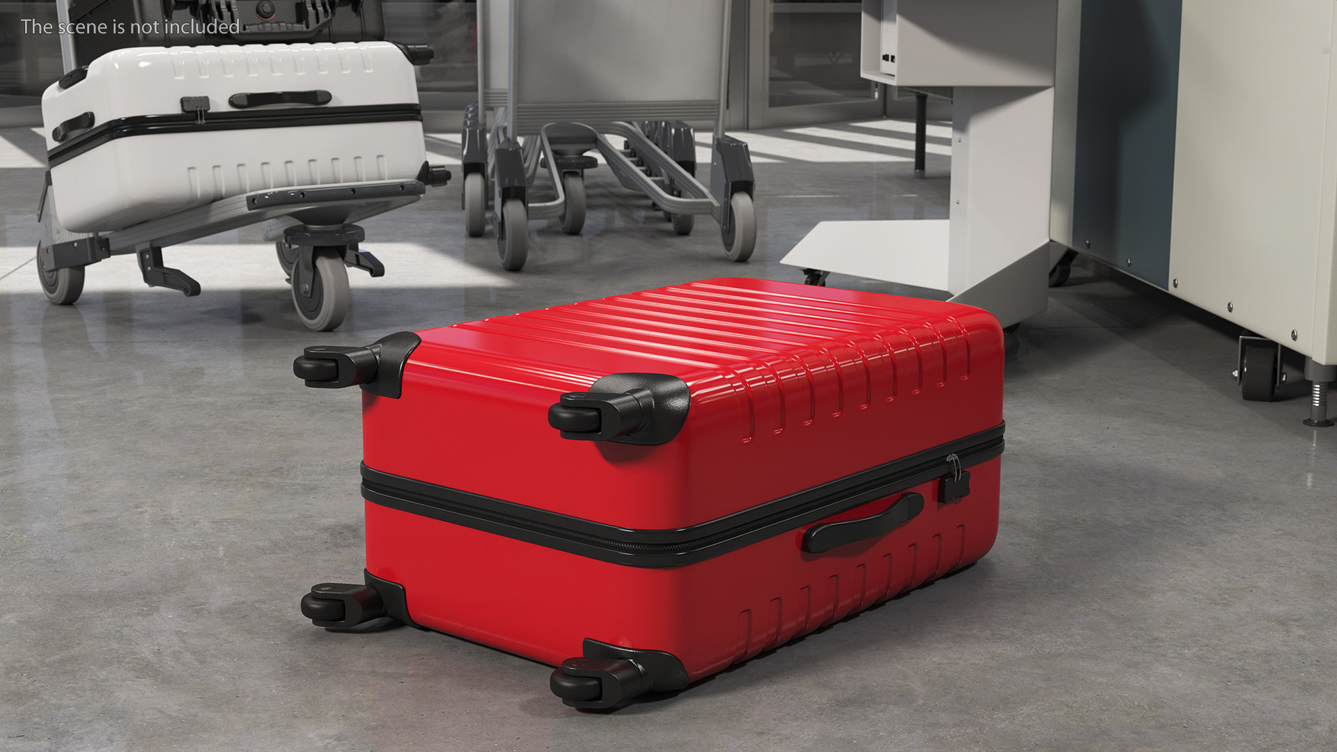 3D Hard Shell Rolling Luggage