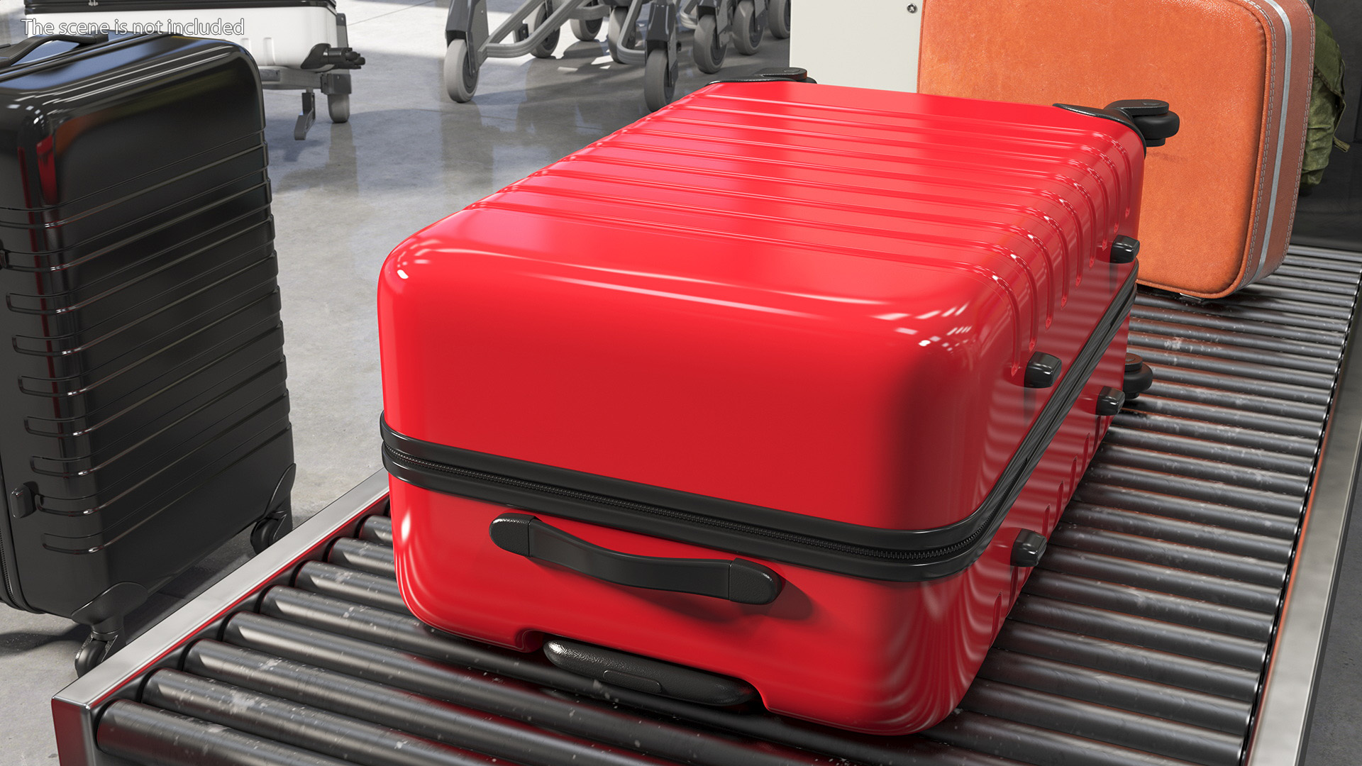 3D Hard Shell Rolling Luggage