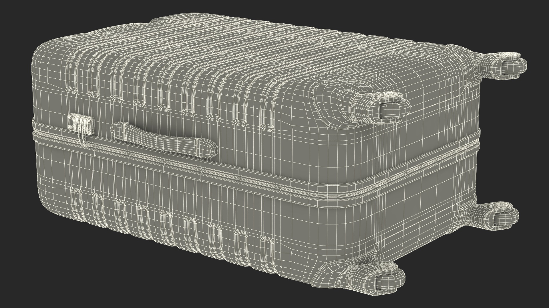 3D Hard Shell Rolling Luggage