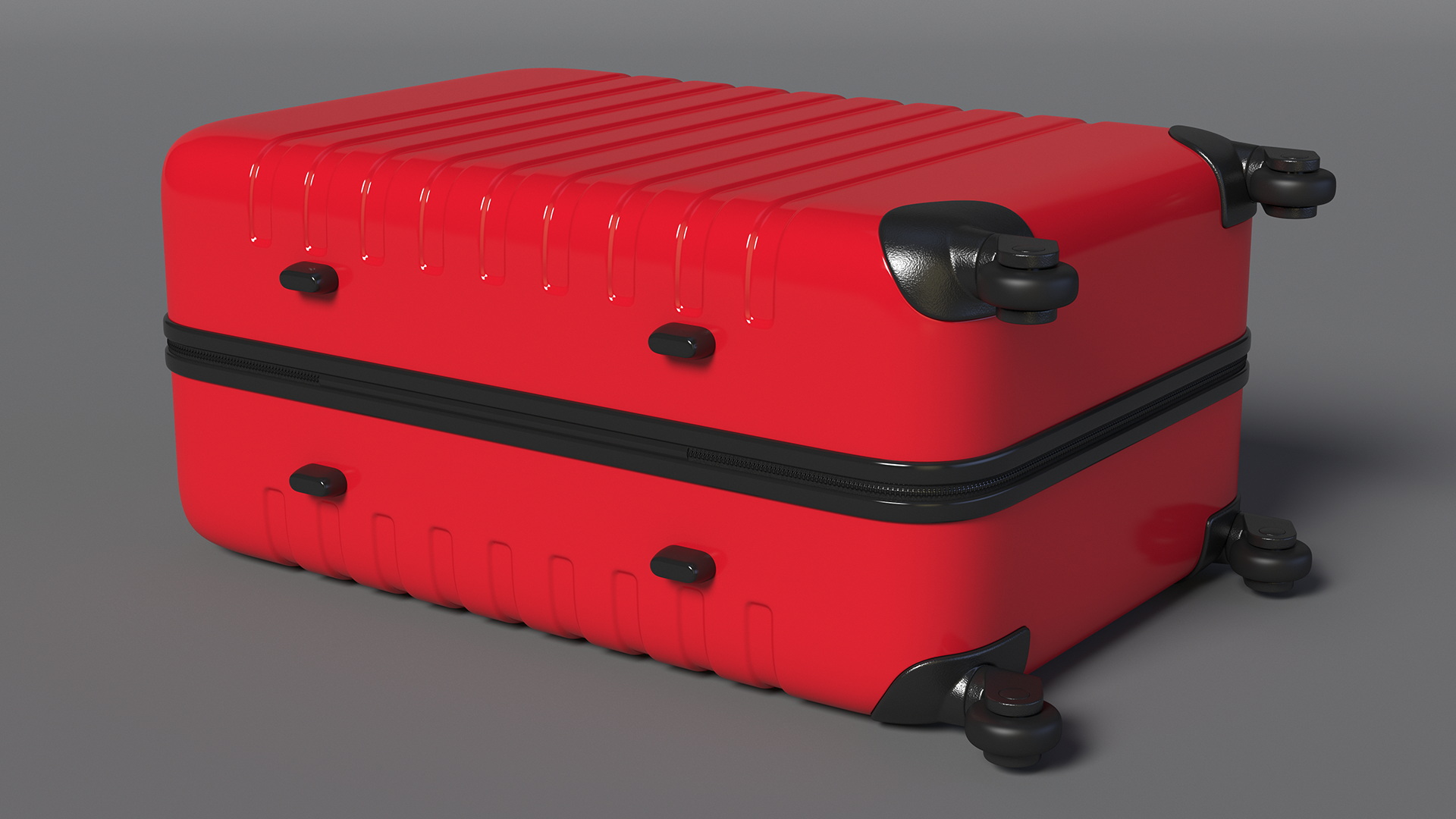 3D Hard Shell Rolling Luggage