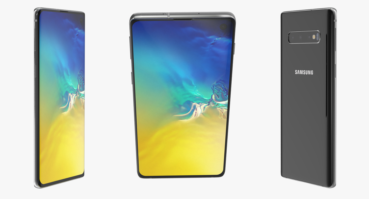 Samsung Galaxy S10 Black 3D model