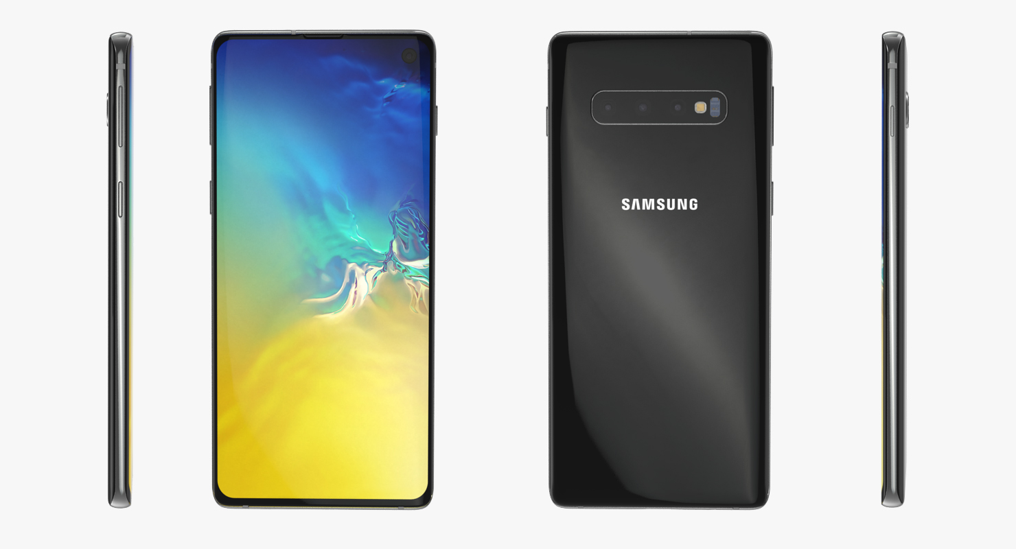 Samsung Galaxy S10 Black 3D model