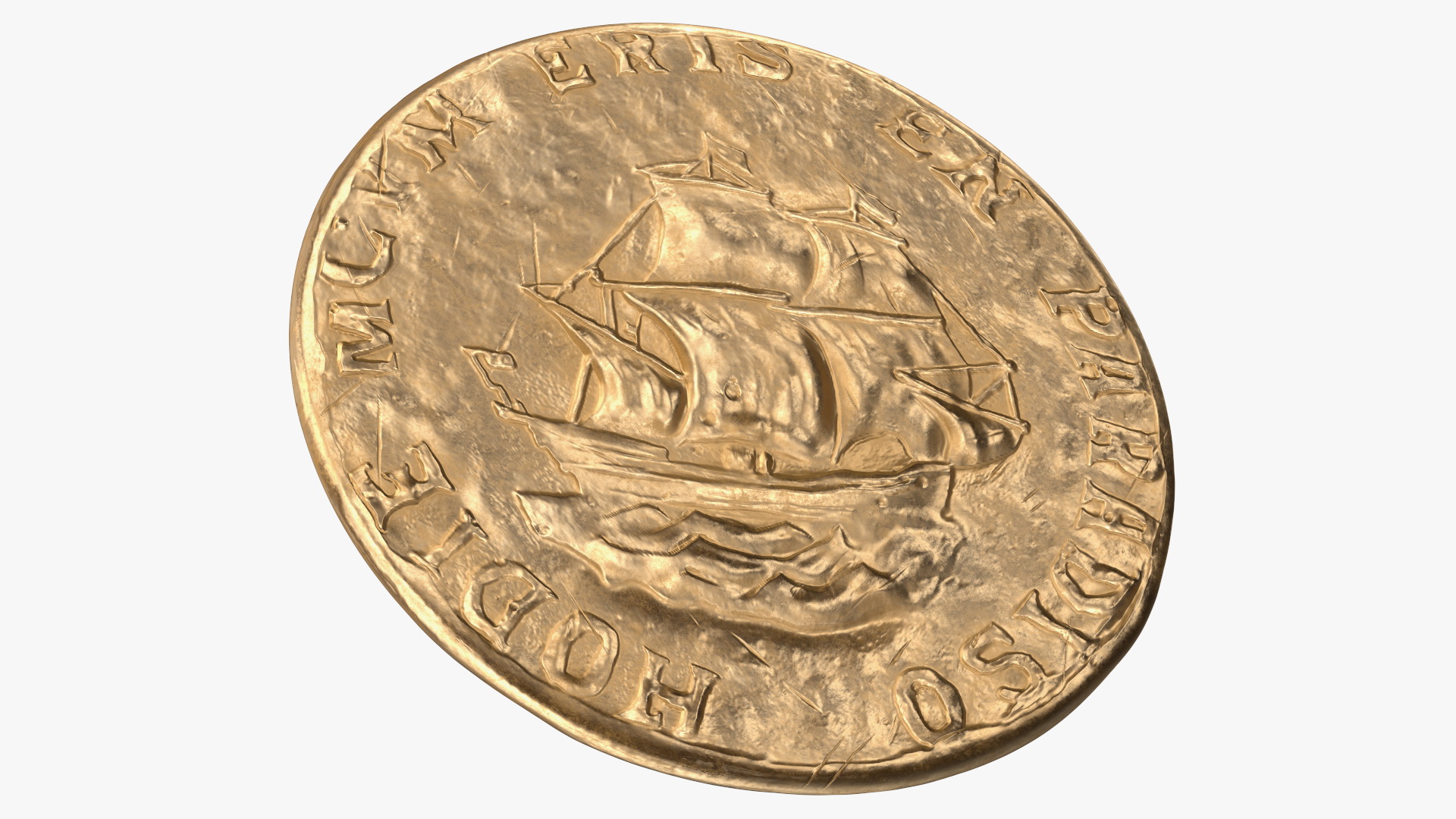 3D model Treasure Pirate Gold Coin