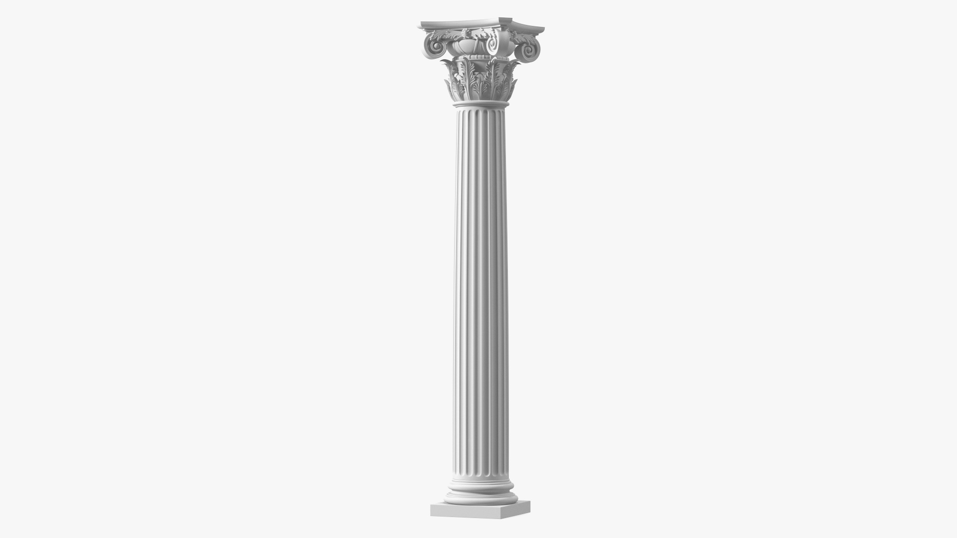 3D Modern Composite Column model