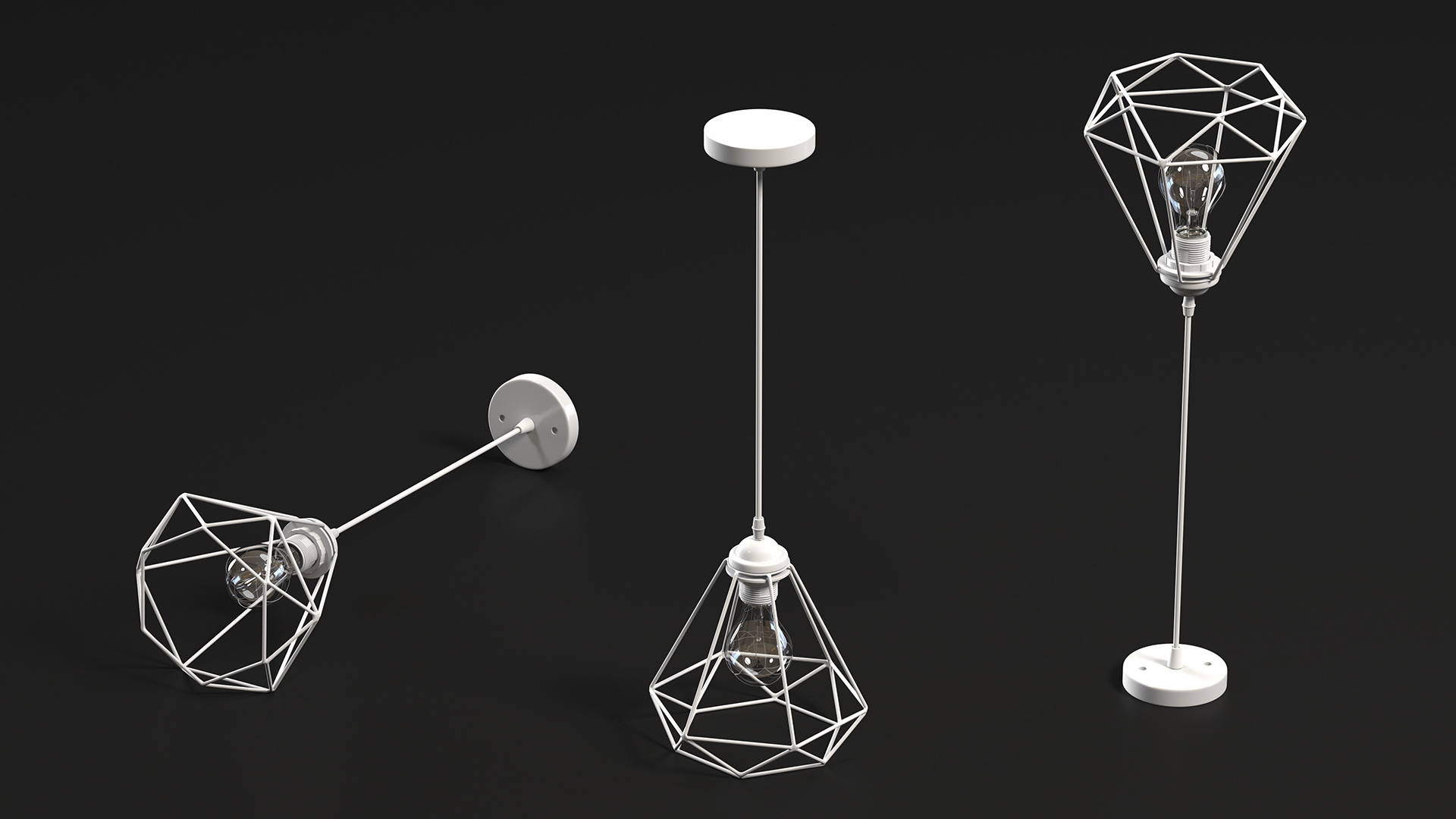 Light Fixture White 3D model