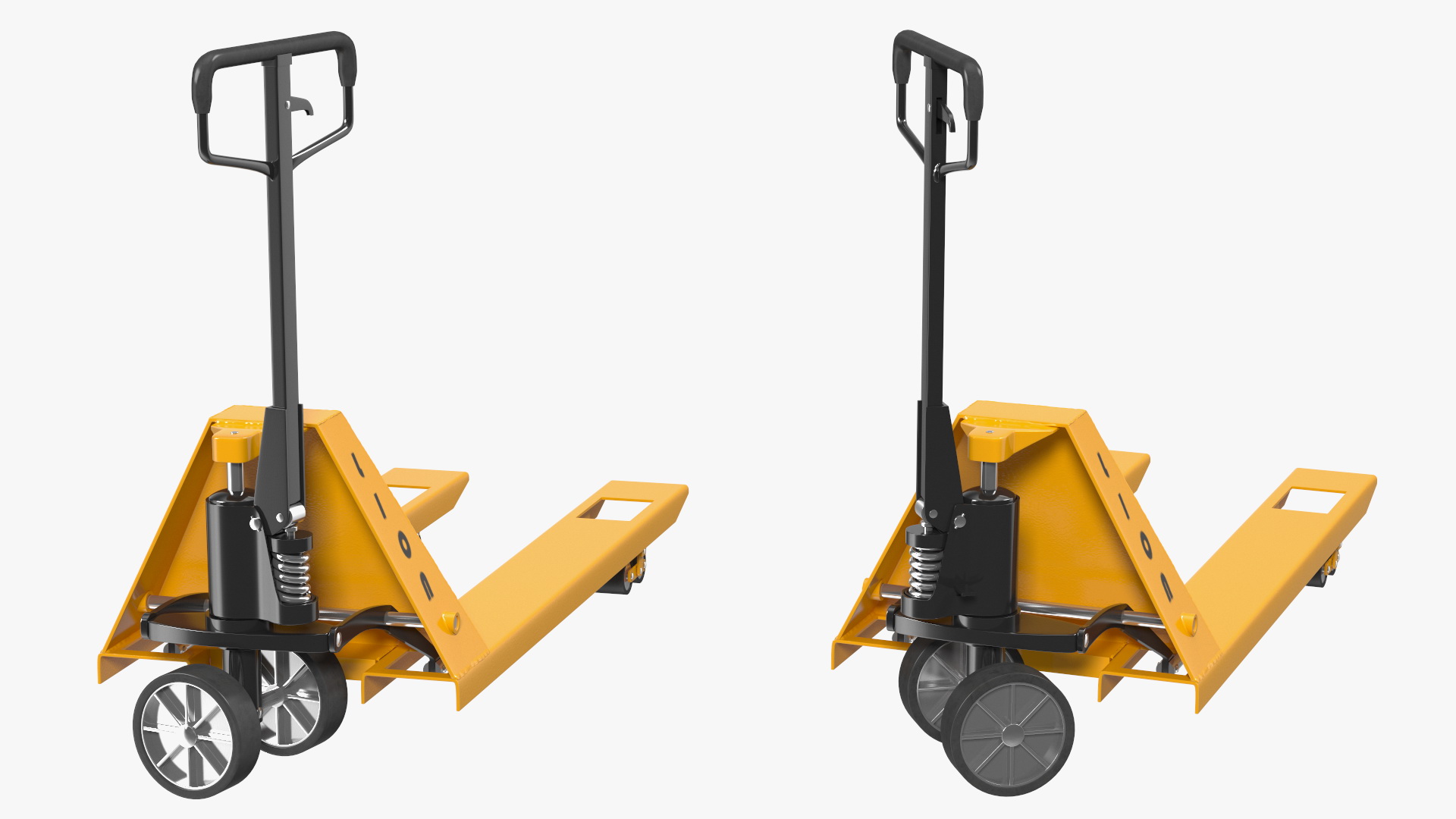 Industrial Standard Duty Pallet Jack Rigged for Maya 3D