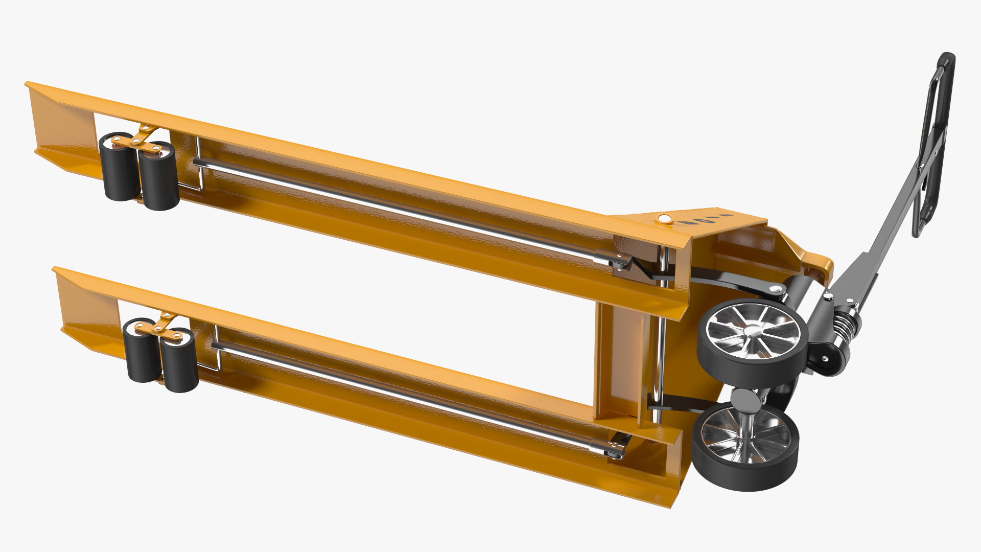 Industrial Standard Duty Pallet Jack Rigged for Maya 3D