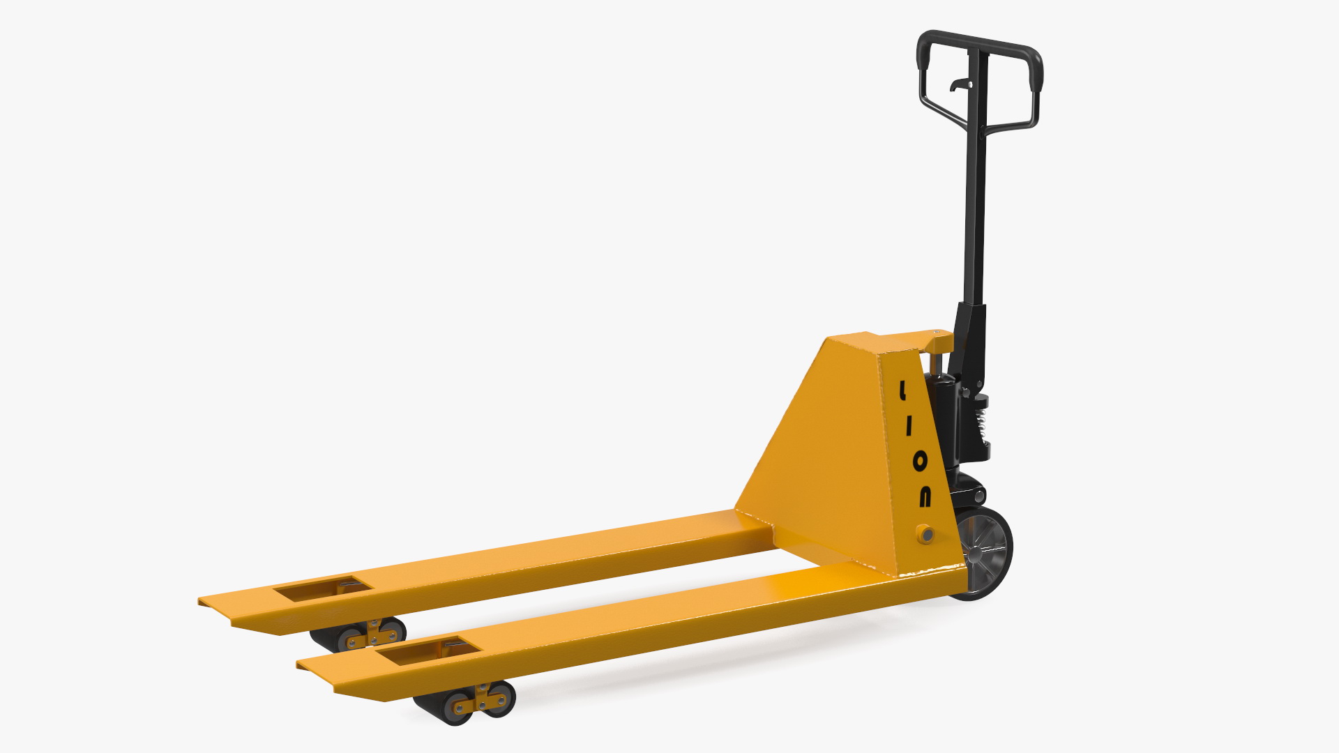 Industrial Standard Duty Pallet Jack Rigged for Maya 3D