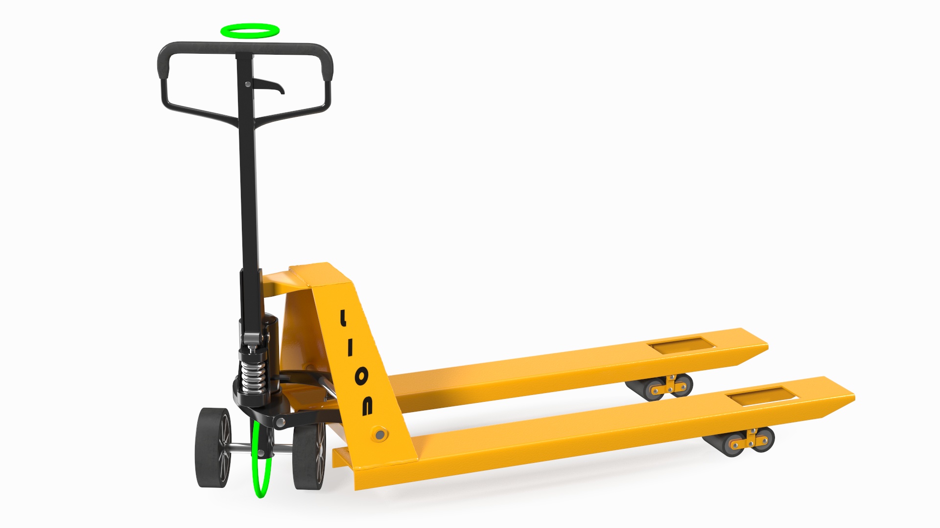 Industrial Standard Duty Pallet Jack Rigged for Maya 3D