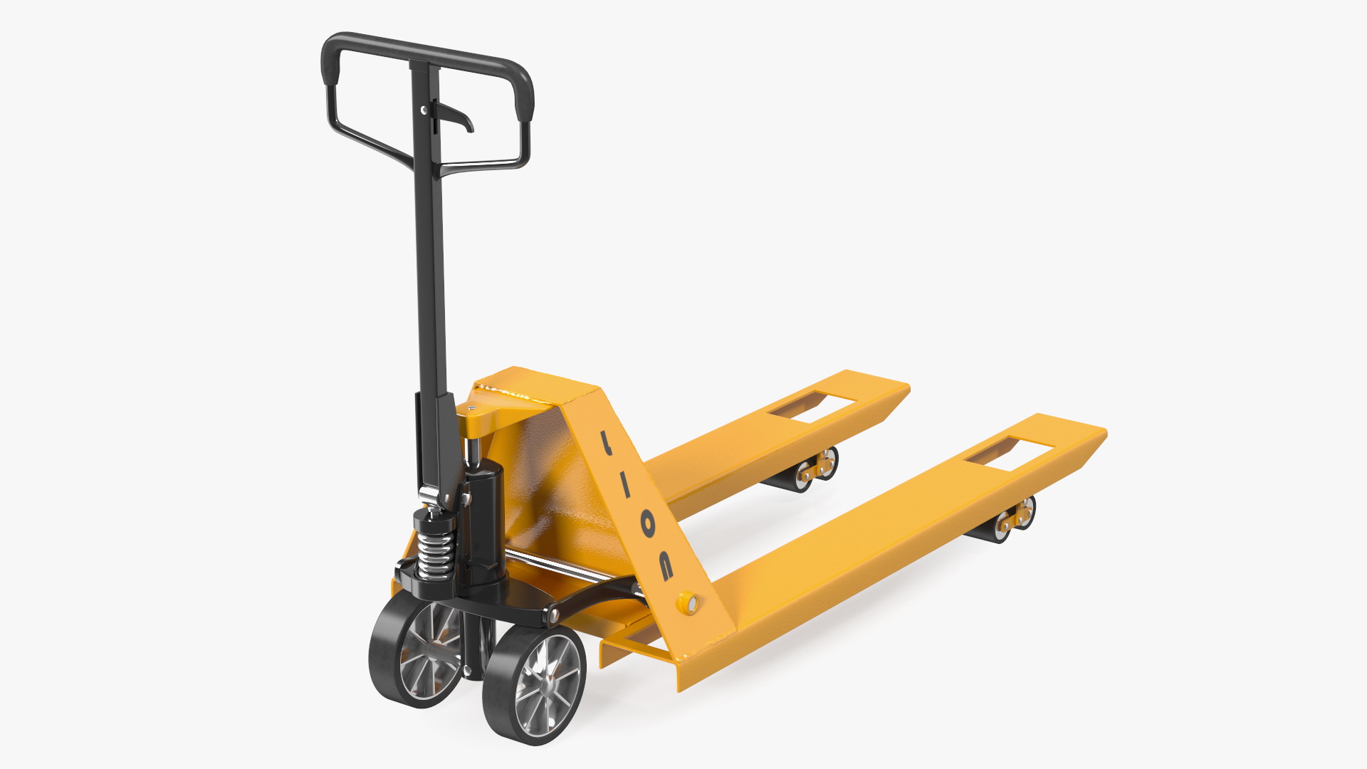 Industrial Standard Duty Pallet Jack Rigged for Maya 3D