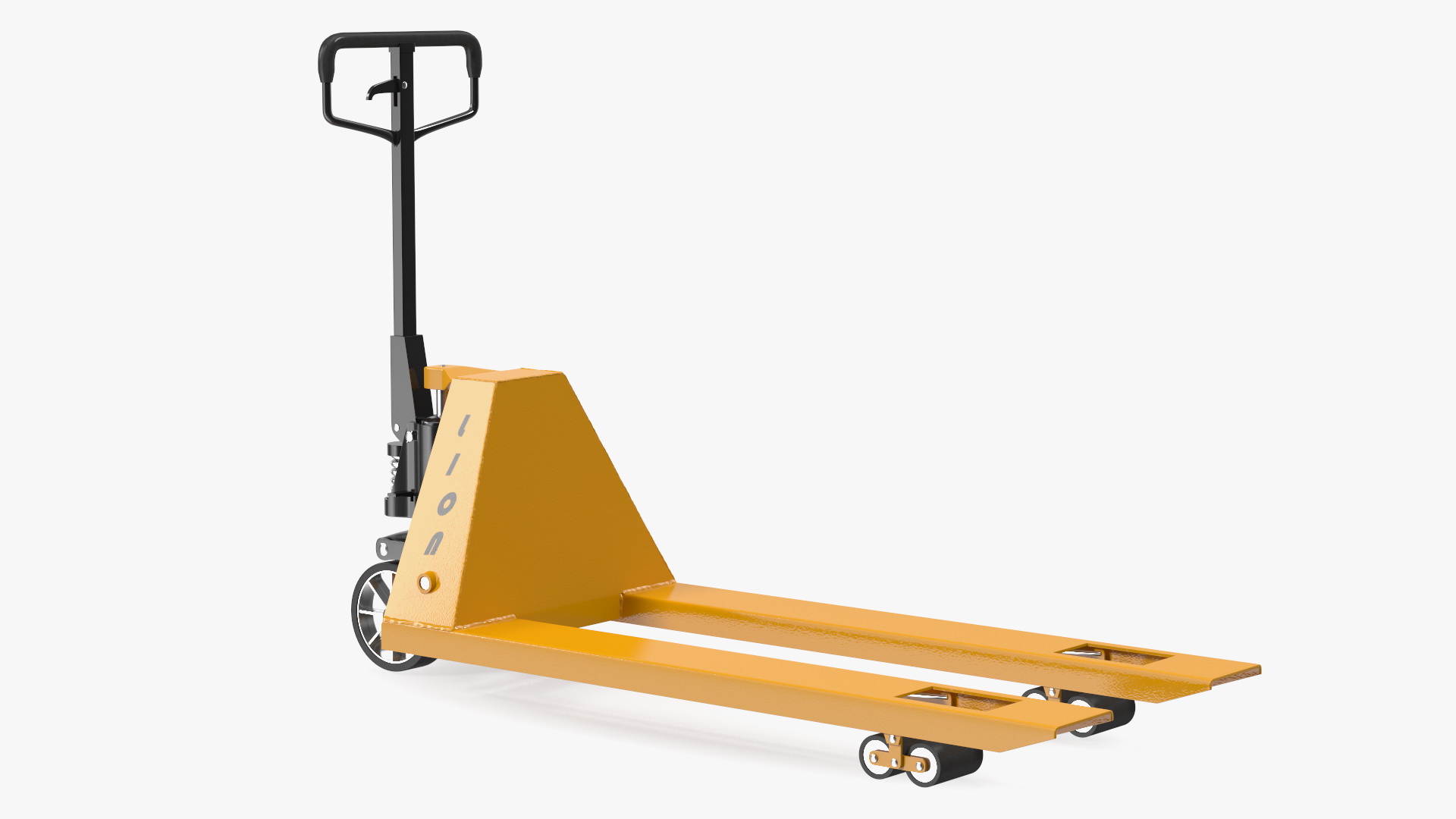 Industrial Standard Duty Pallet Jack Rigged for Maya 3D