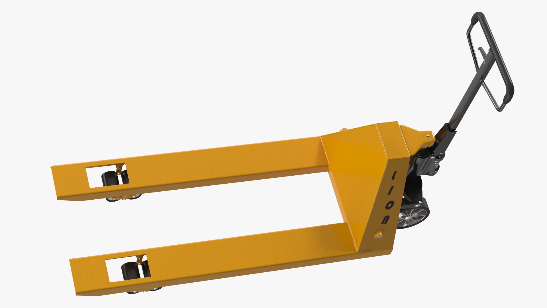 Industrial Standard Duty Pallet Jack Rigged for Maya 3D