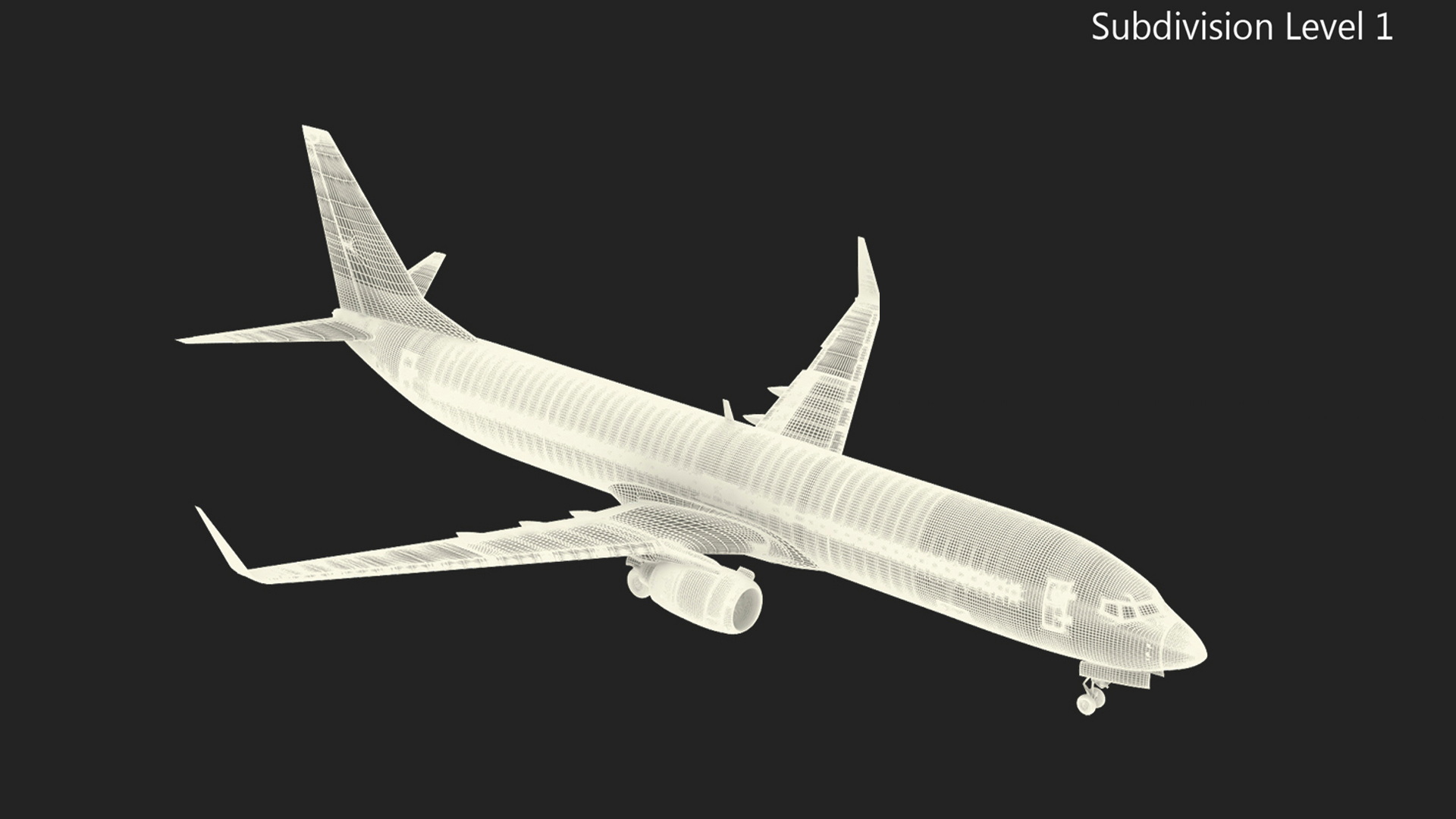 3D Ryanair Boeing 737-900 with Interior Rigged model