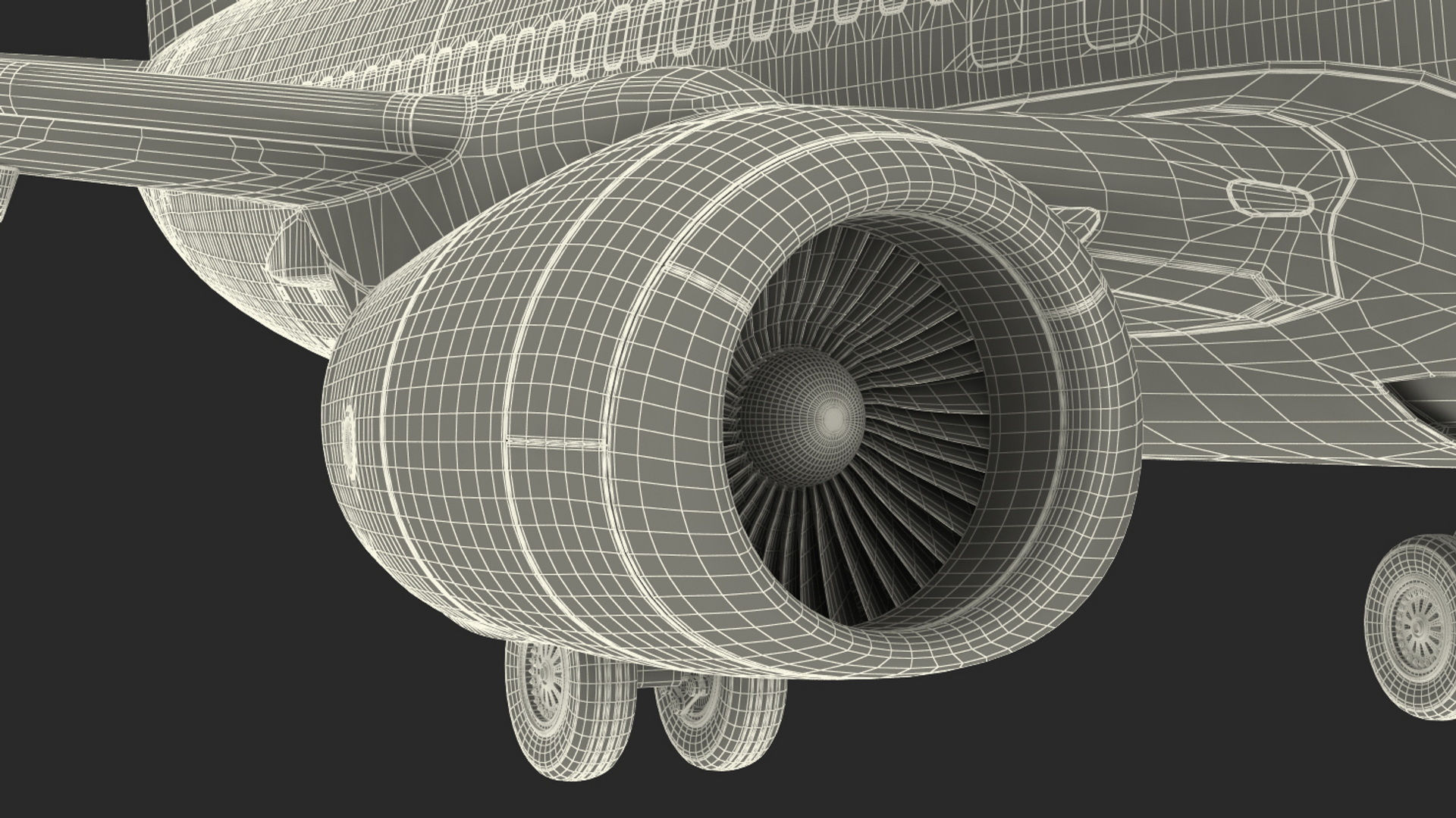 3D Ryanair Boeing 737-900 with Interior Rigged model