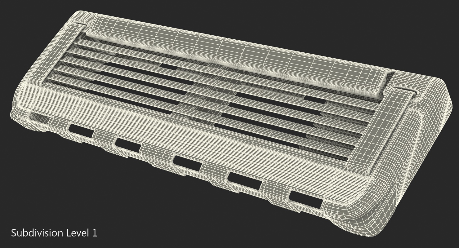 Shaving Razor Blade Cartridge 3D model