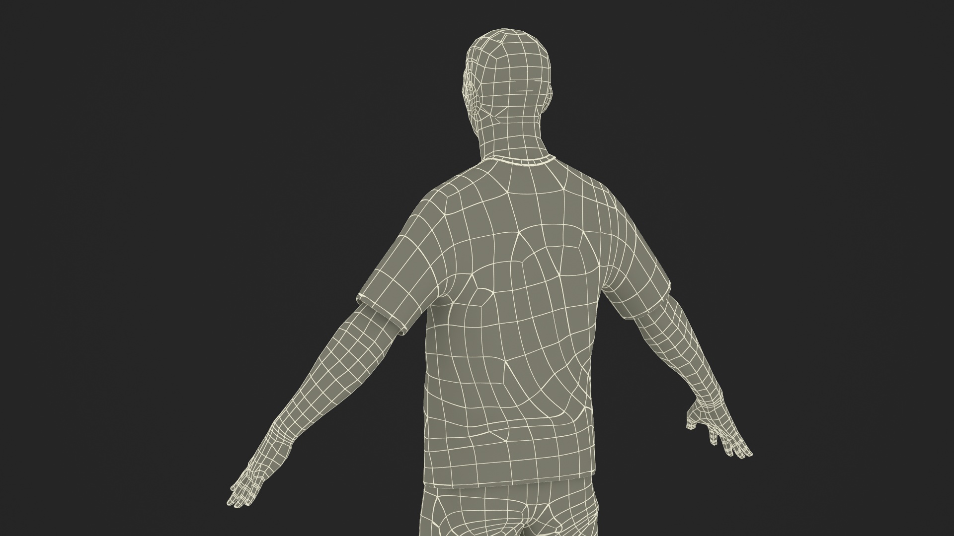 Male Soccer Player in Sportswear Rigged 3D model