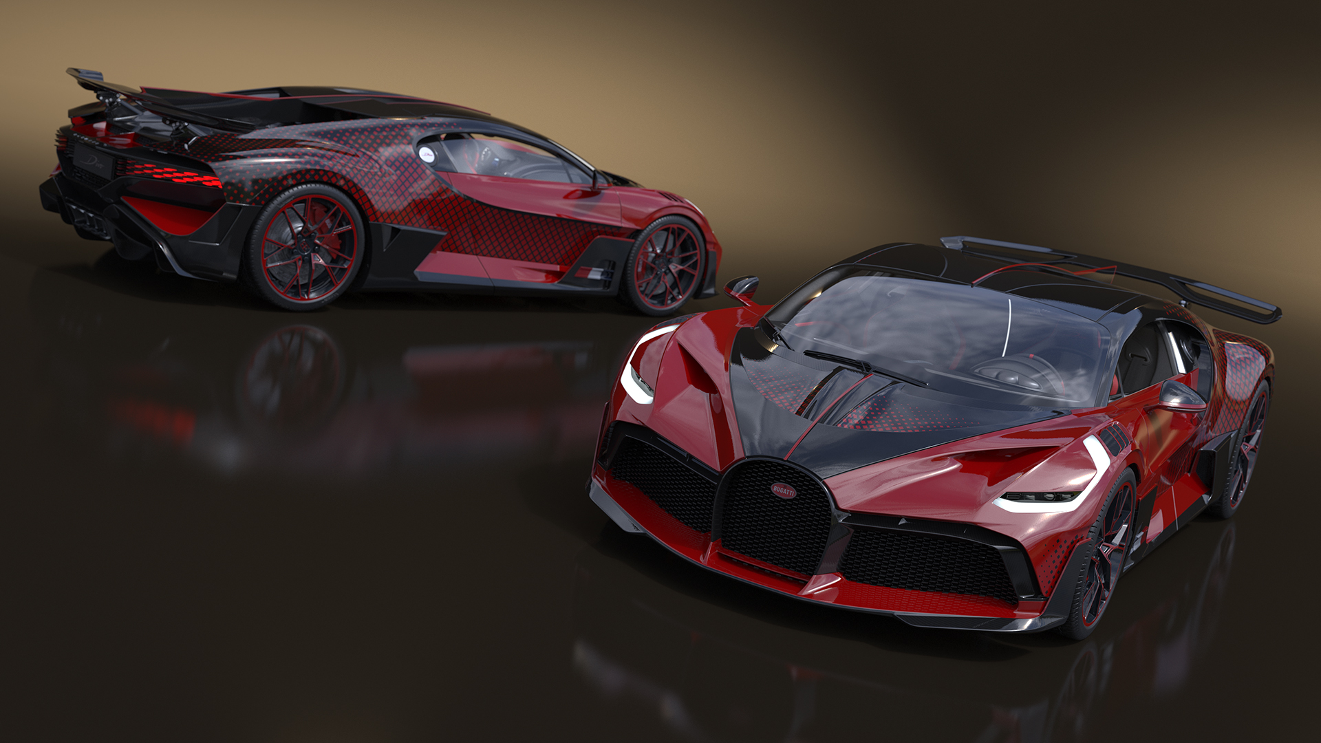 3D Bugatti Divo Lady Bug