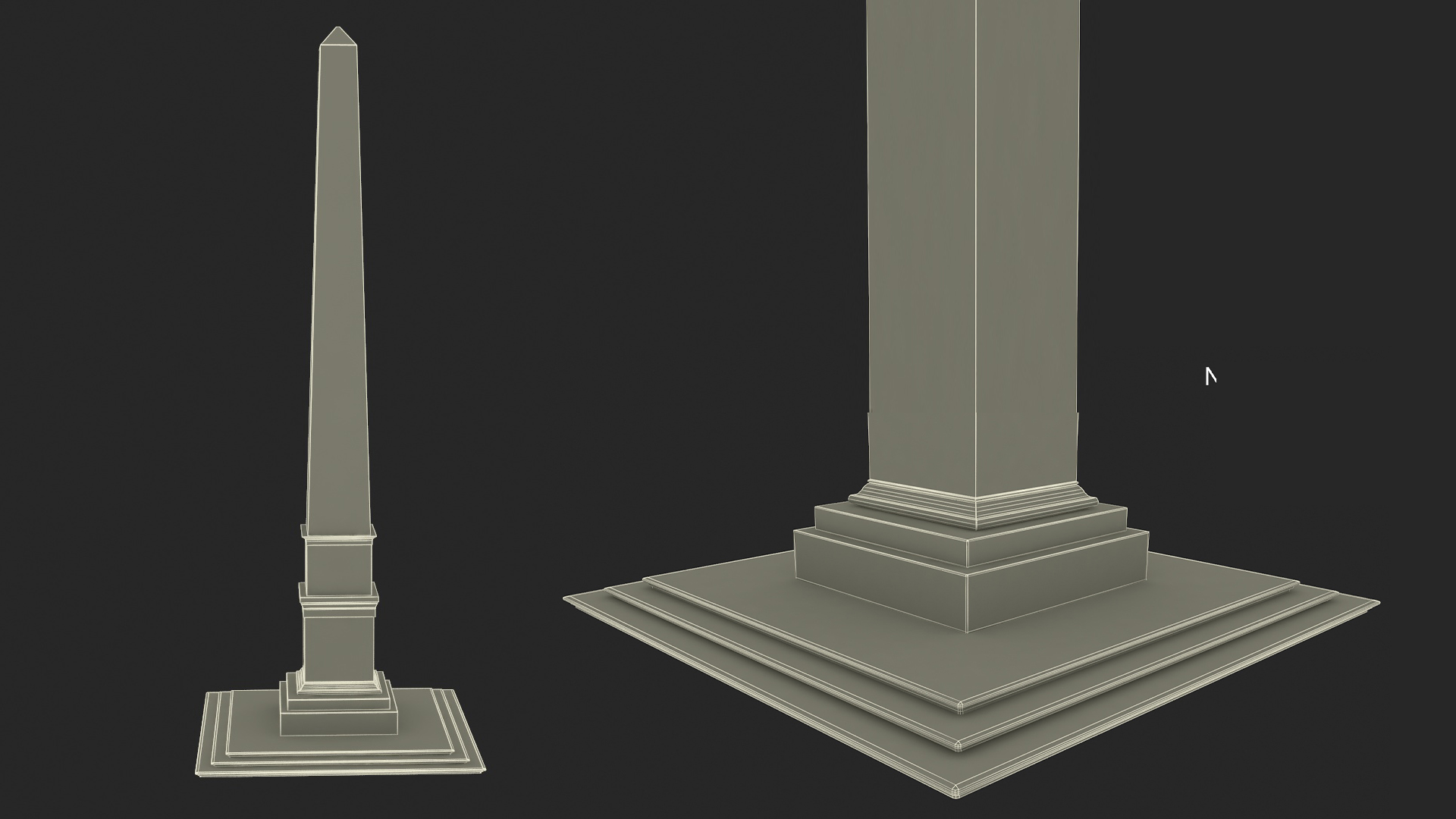 3D Ancient Roman Obelisk