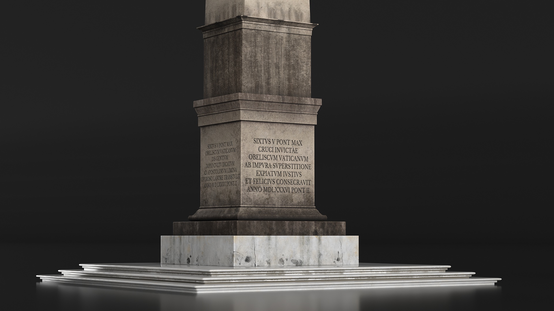 3D Ancient Roman Obelisk