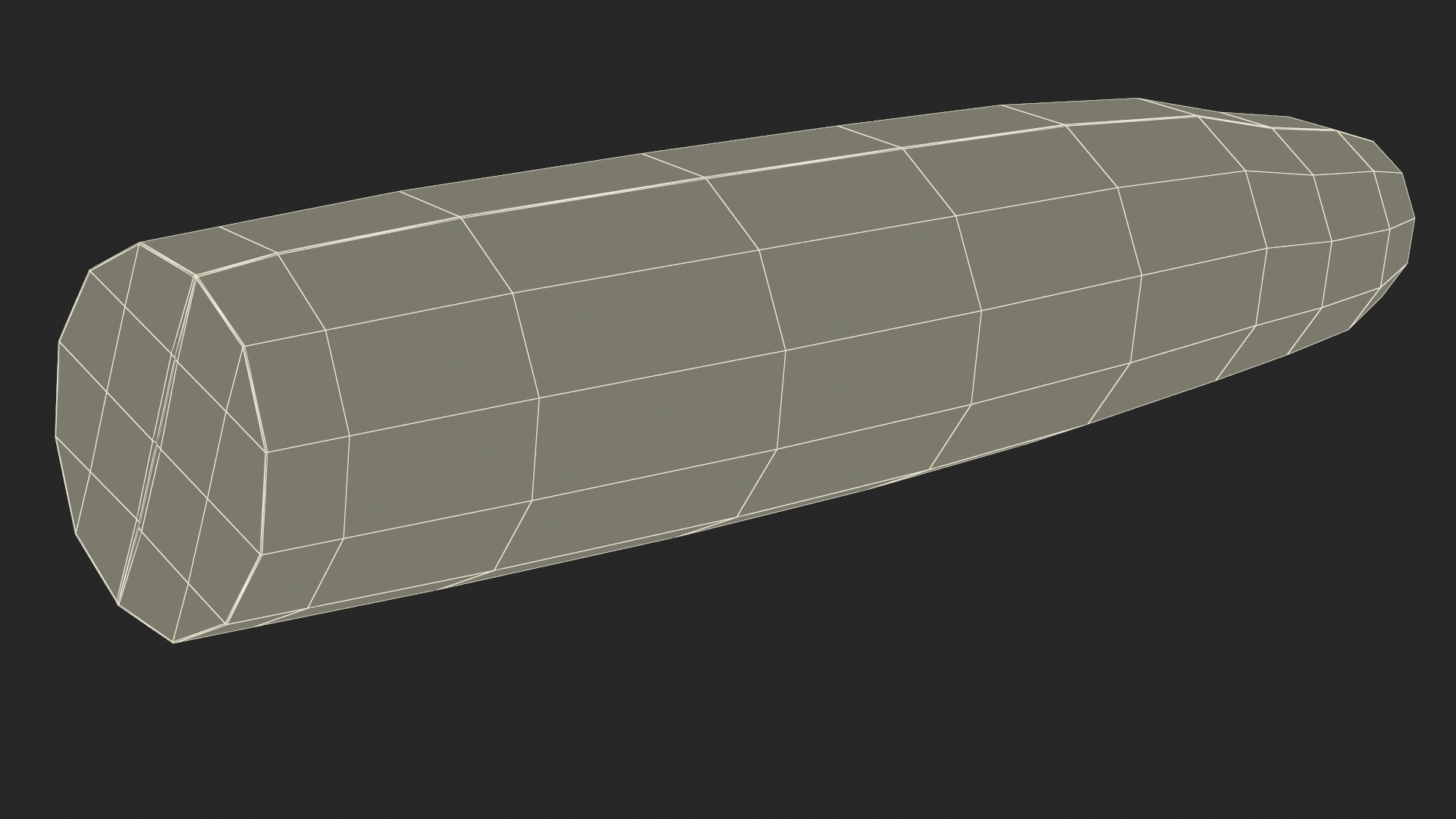 Cucumber Two Halves 3D model