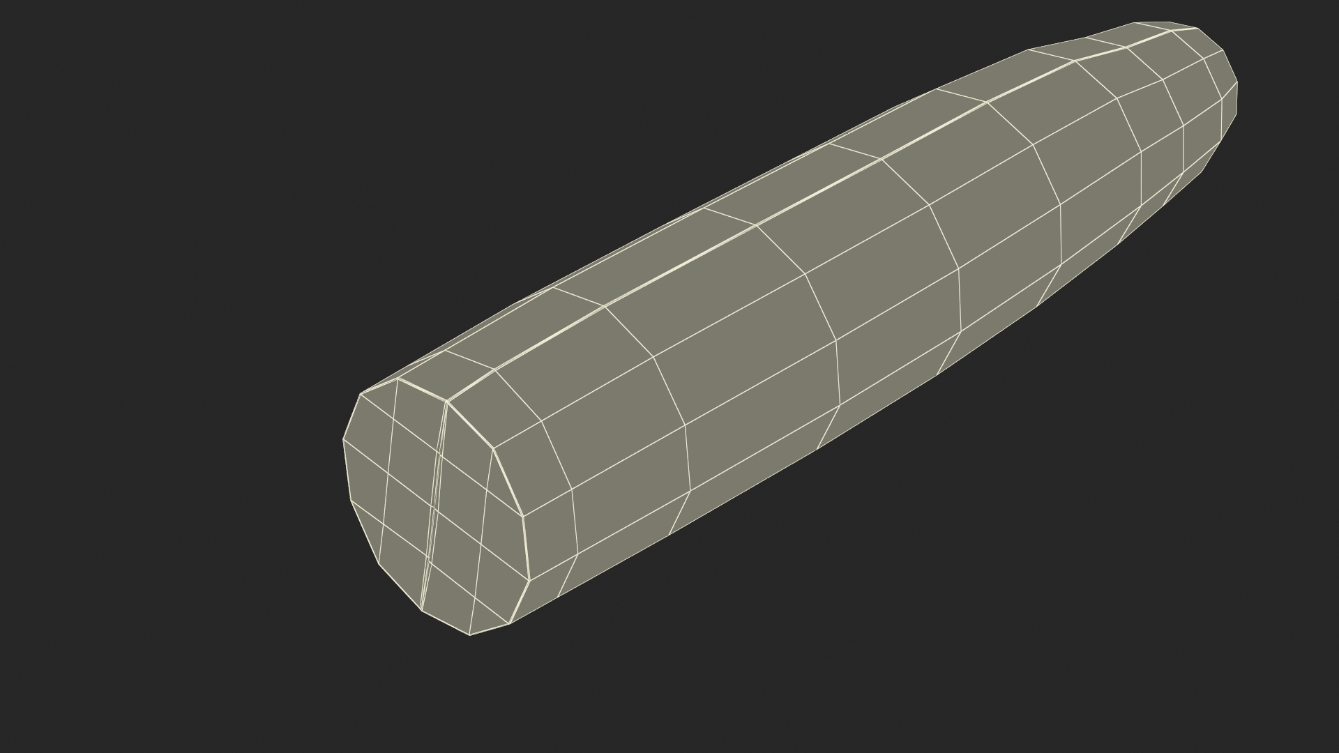 Cucumber Two Halves 3D model