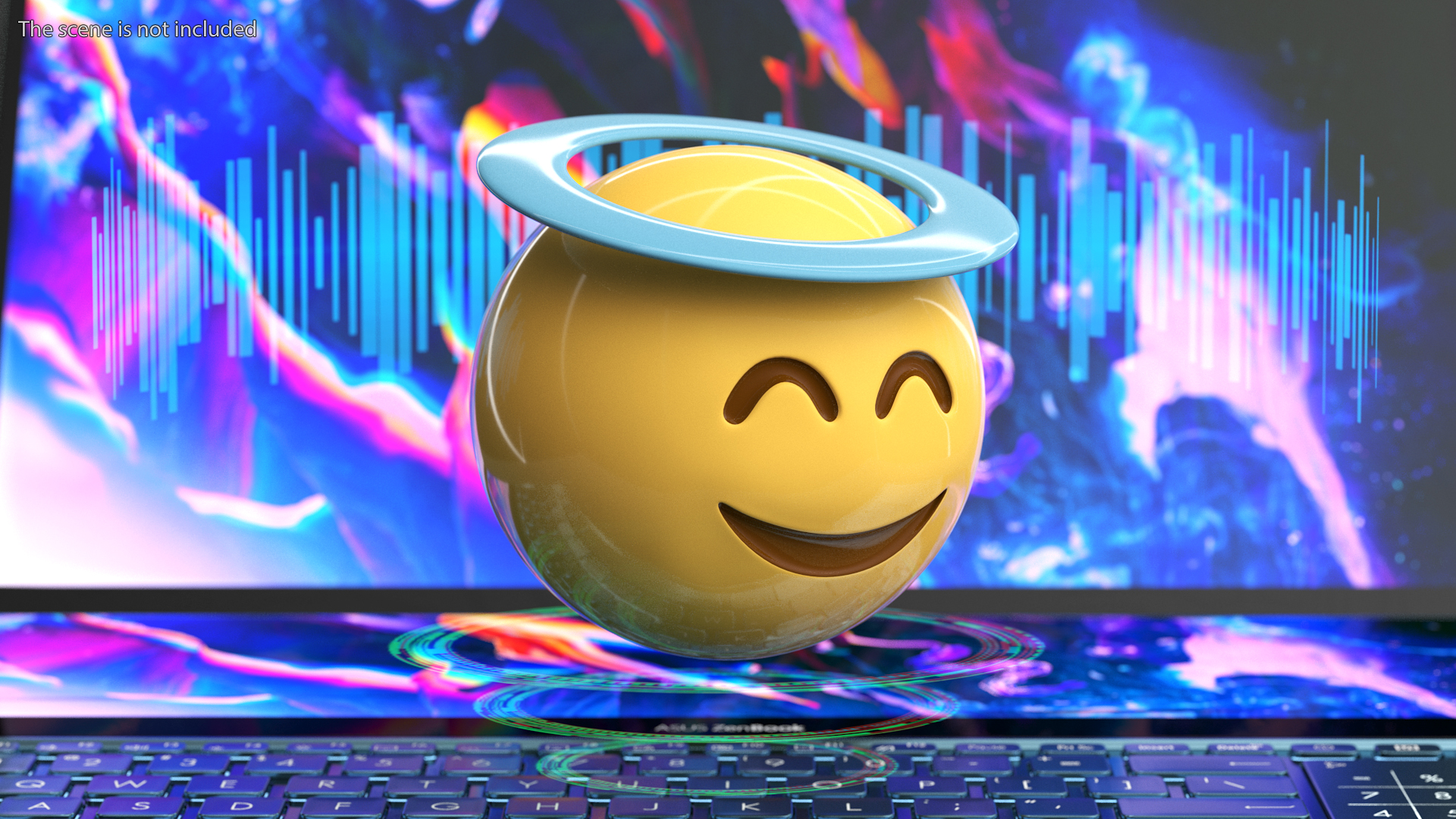 3D model Halo Emoji