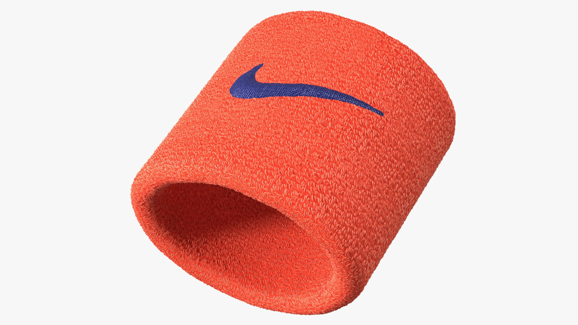 3D model Nike Swoosh Wristband Red