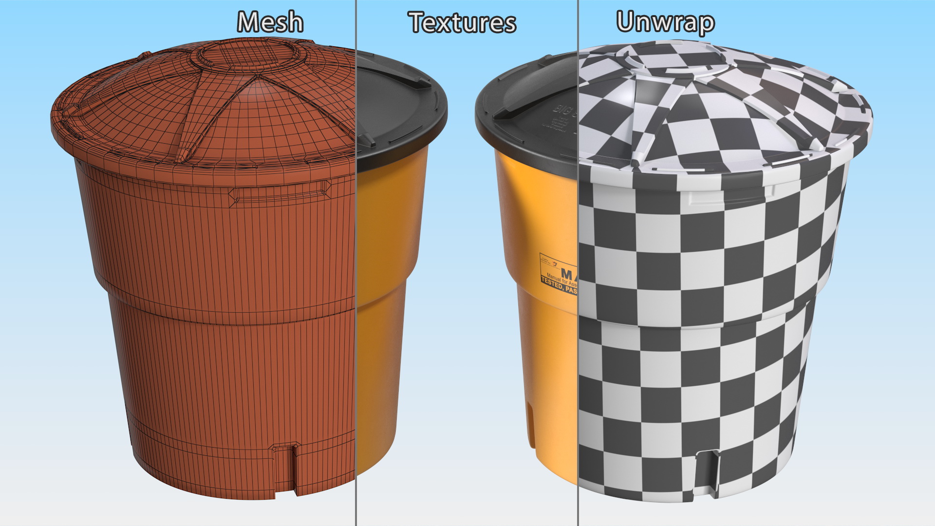 3D model Internal Sand Barrel