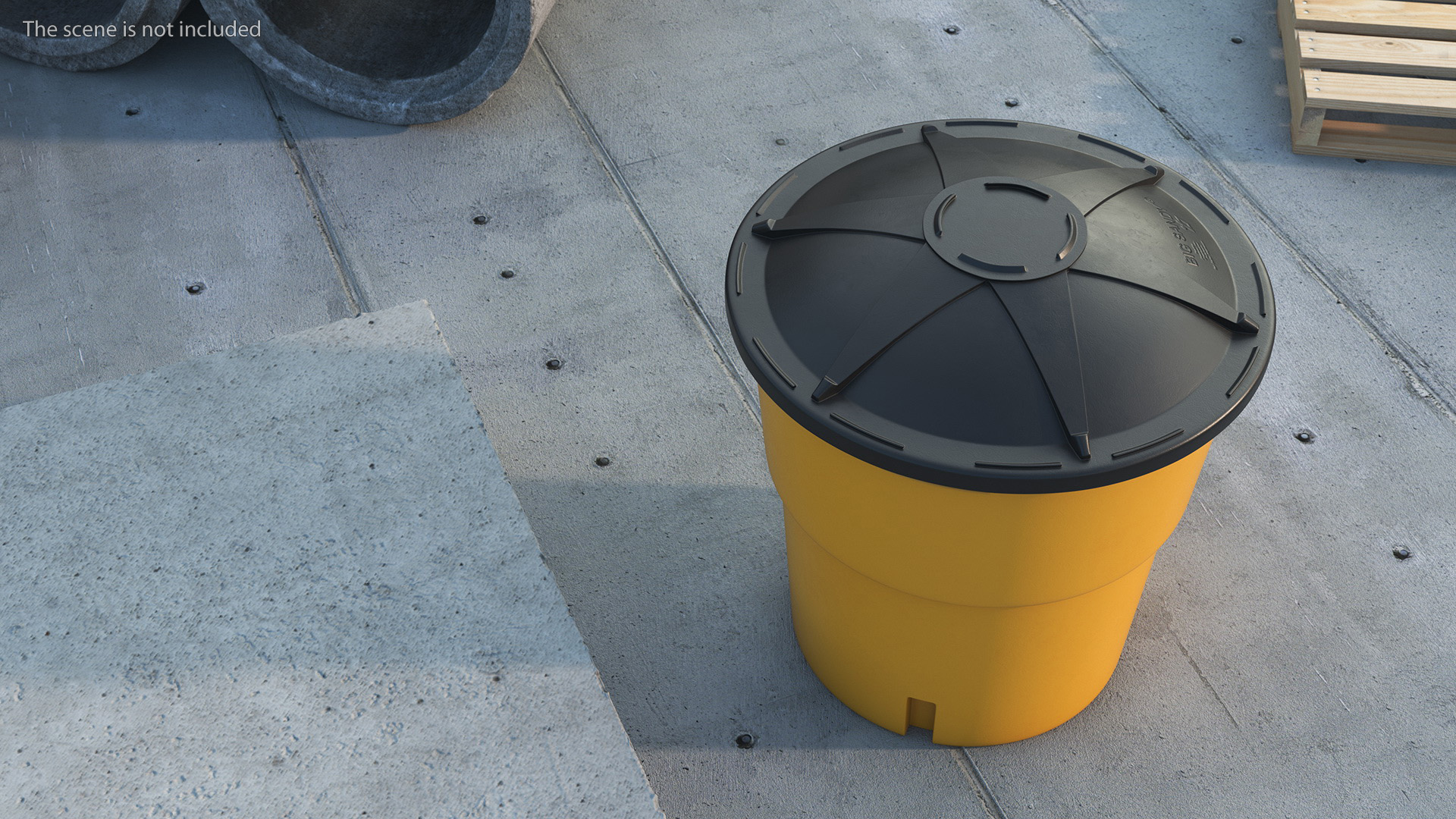 3D model Internal Sand Barrel